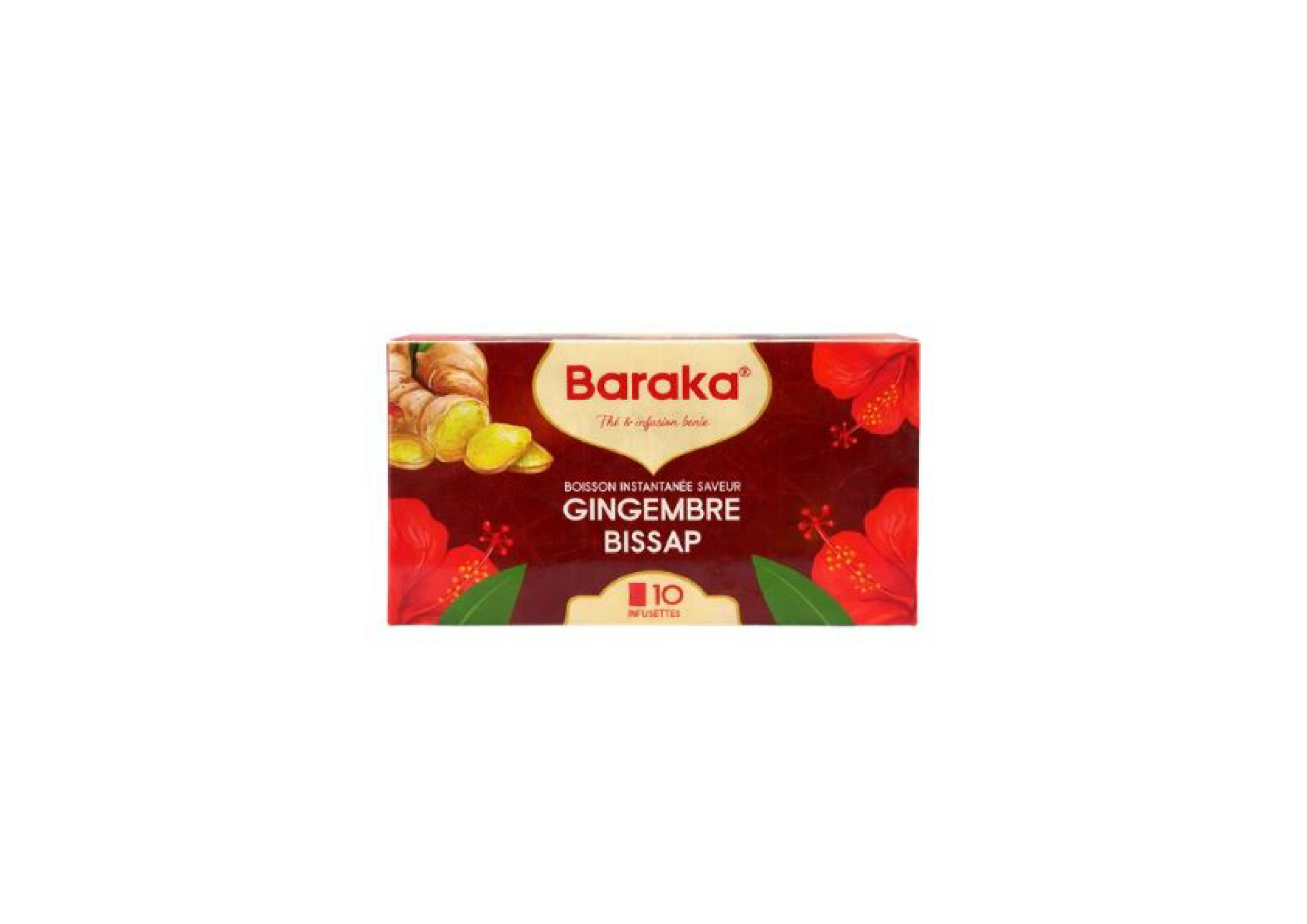 Grossiste MJ BAZAR - Boisson Instantanée Gingembre Bissap - Baraka