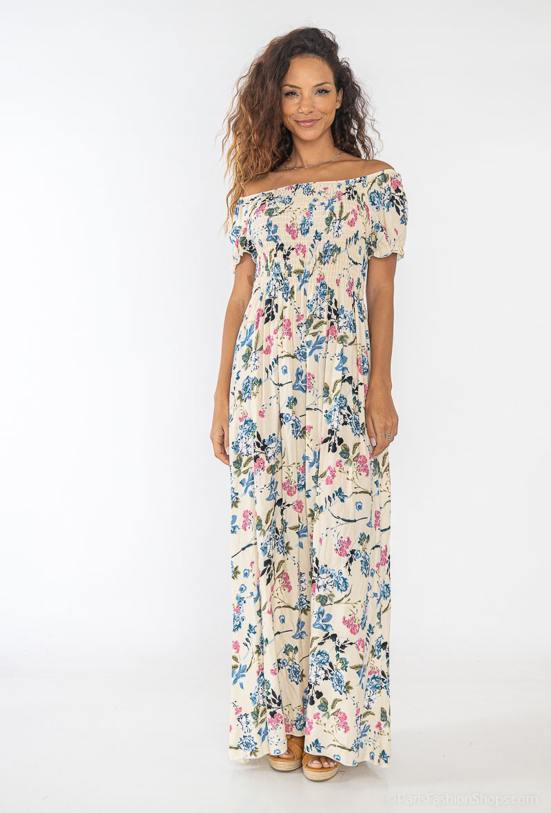 Wholesaler MJ FASHION - Floral wrap dress