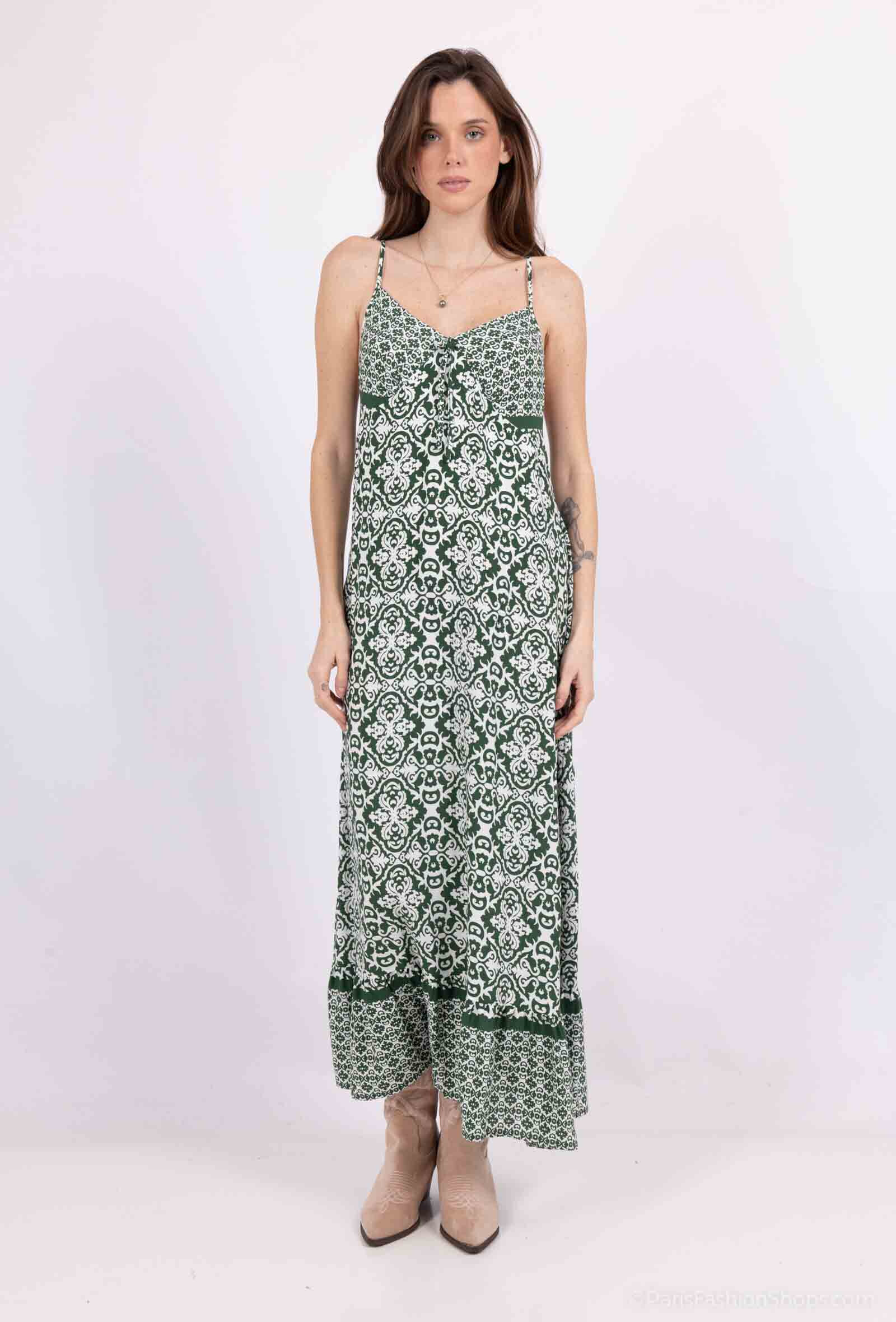 Wholesaler MJ FASHION - short dress with floral strap and button