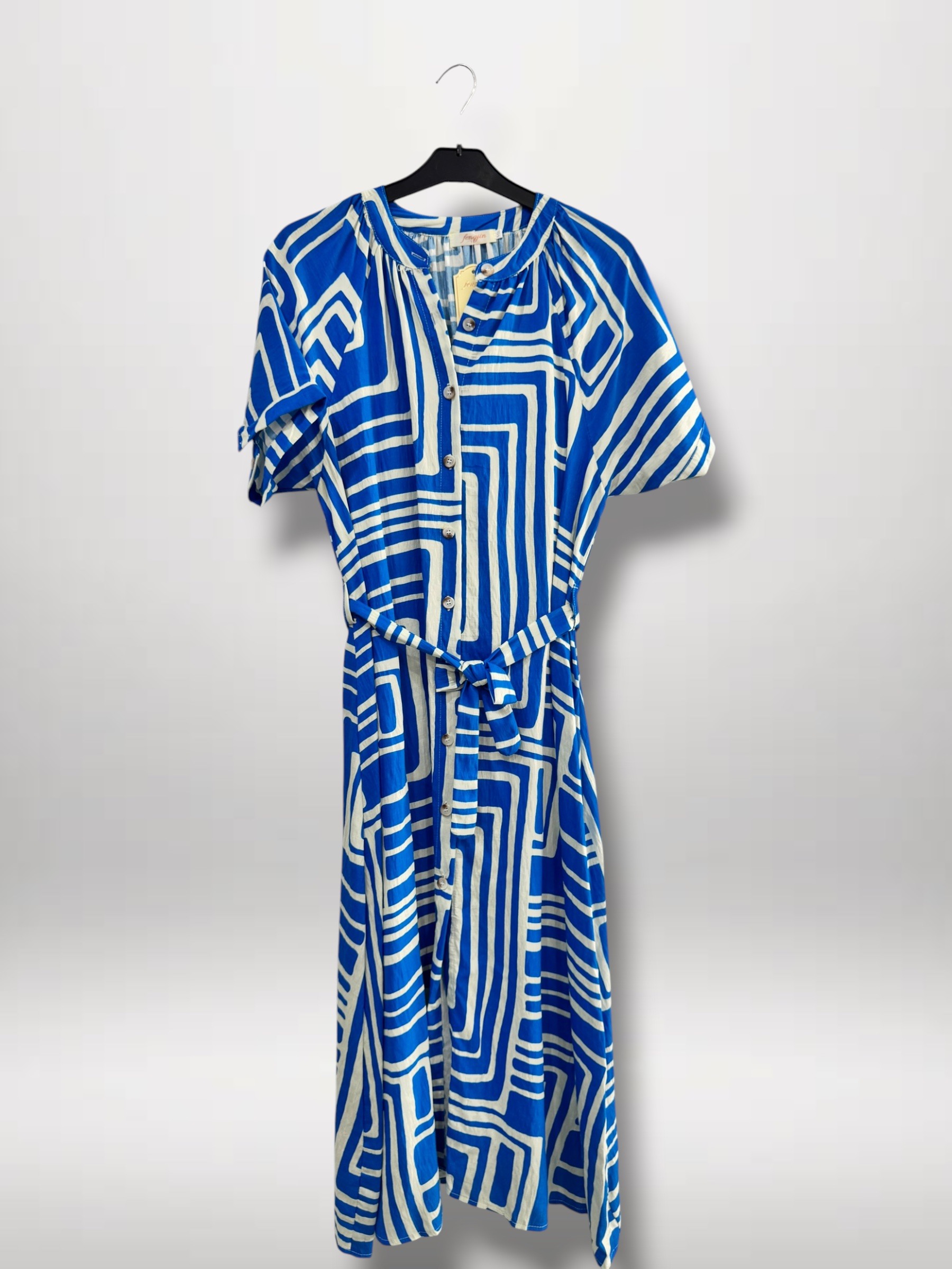 Wholesaler MJ FASHION - Buttoned printed dress