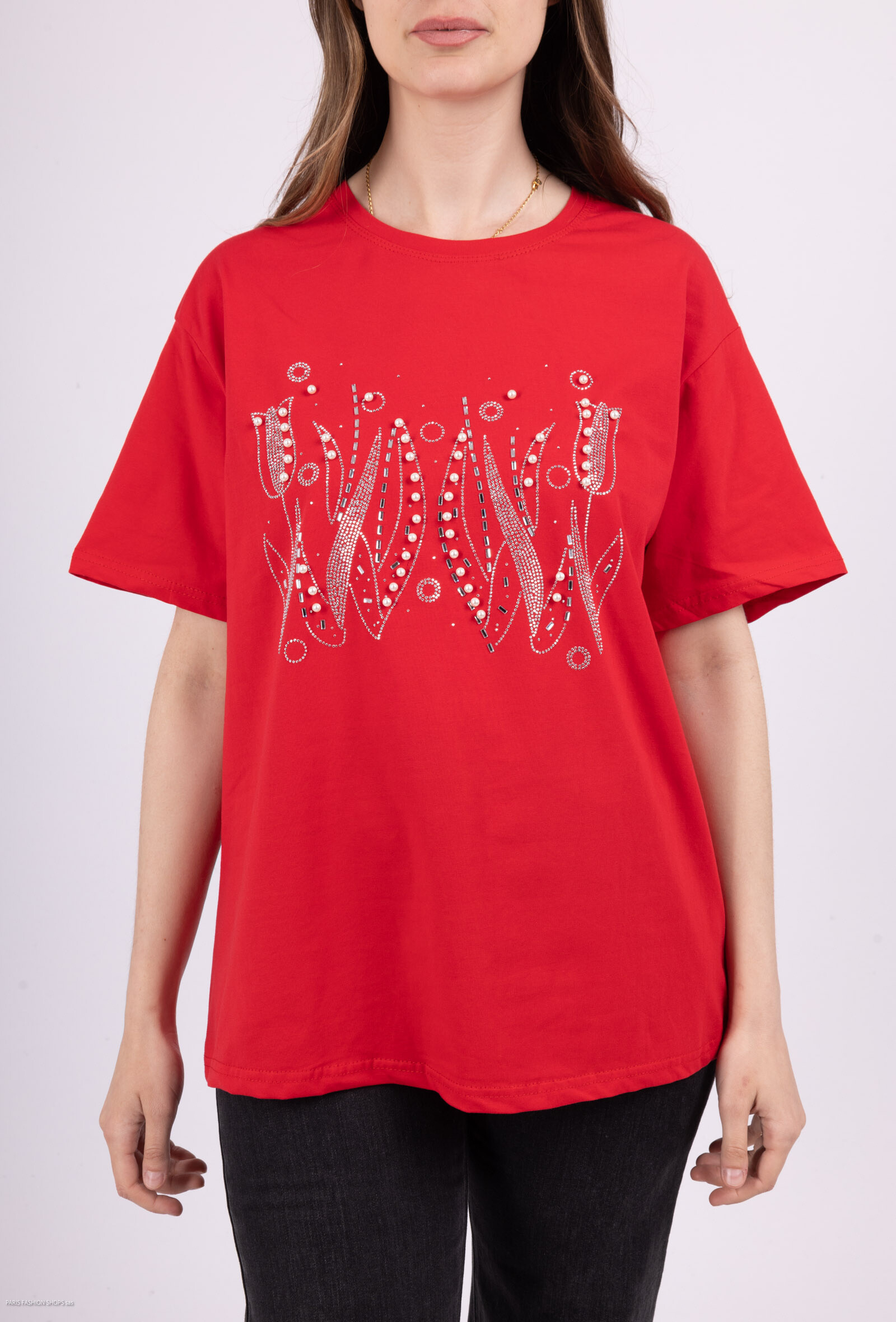 Wholesaler MJ FASHION - Shooting star print t-shirt