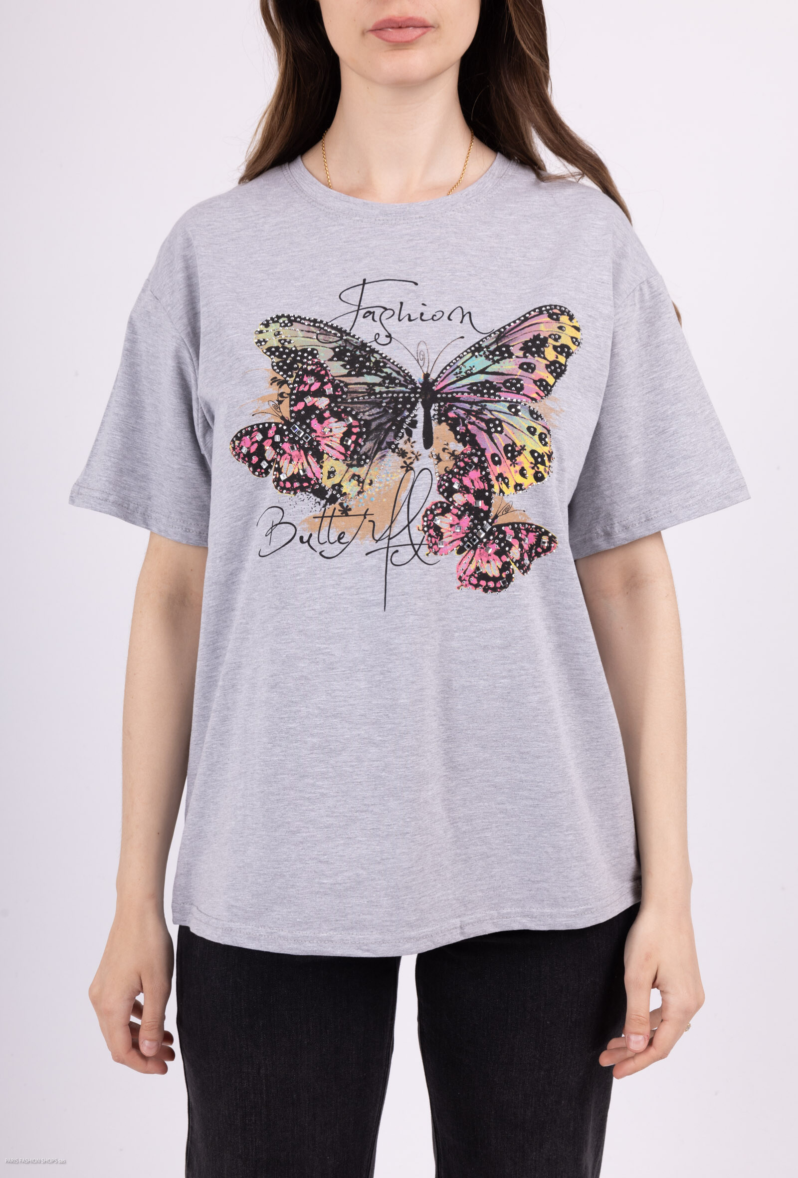 Wholesaler MJ FASHION - Shooting star print t-shirt