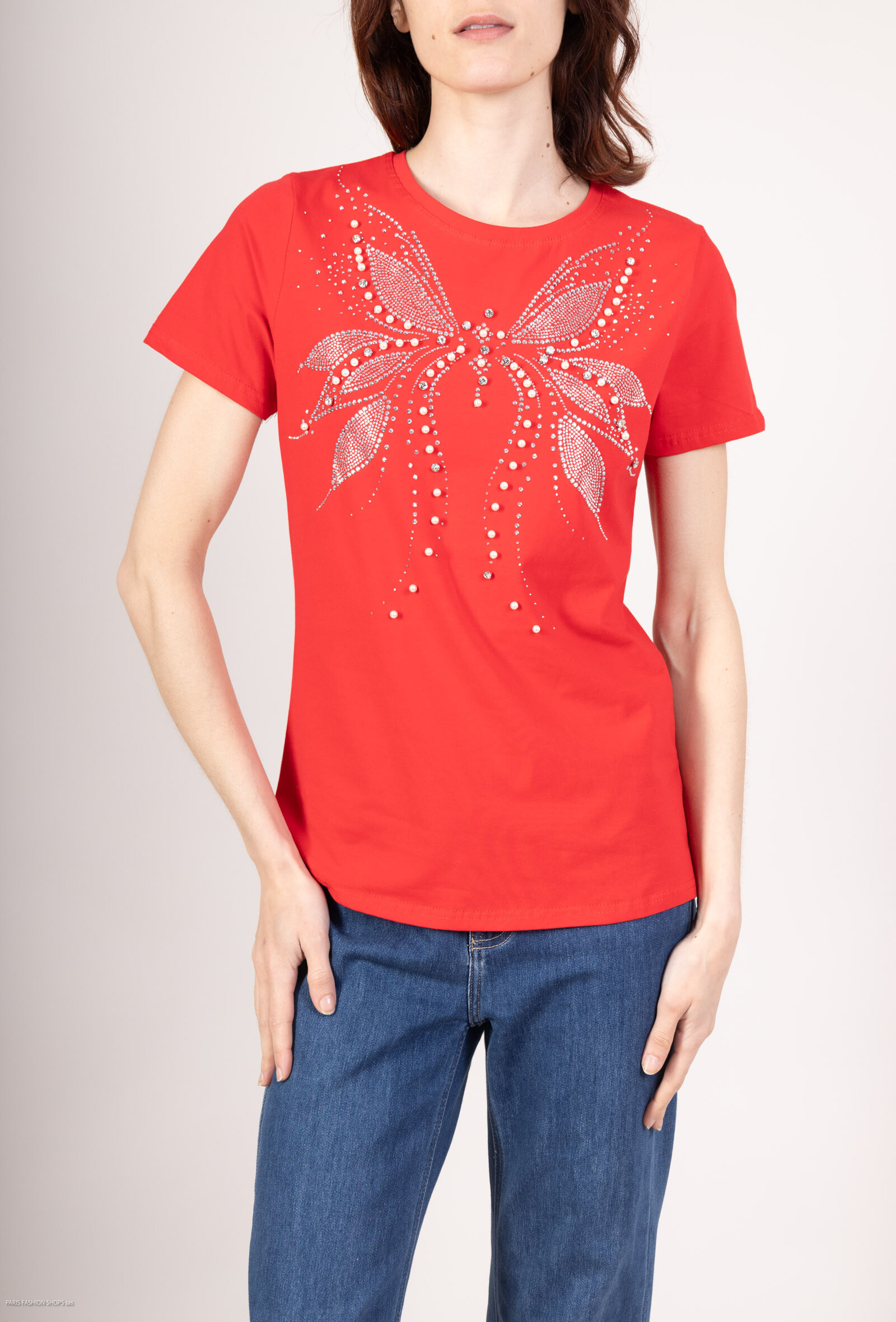 Wholesaler MJ FASHION - Shooting star print t-shirt