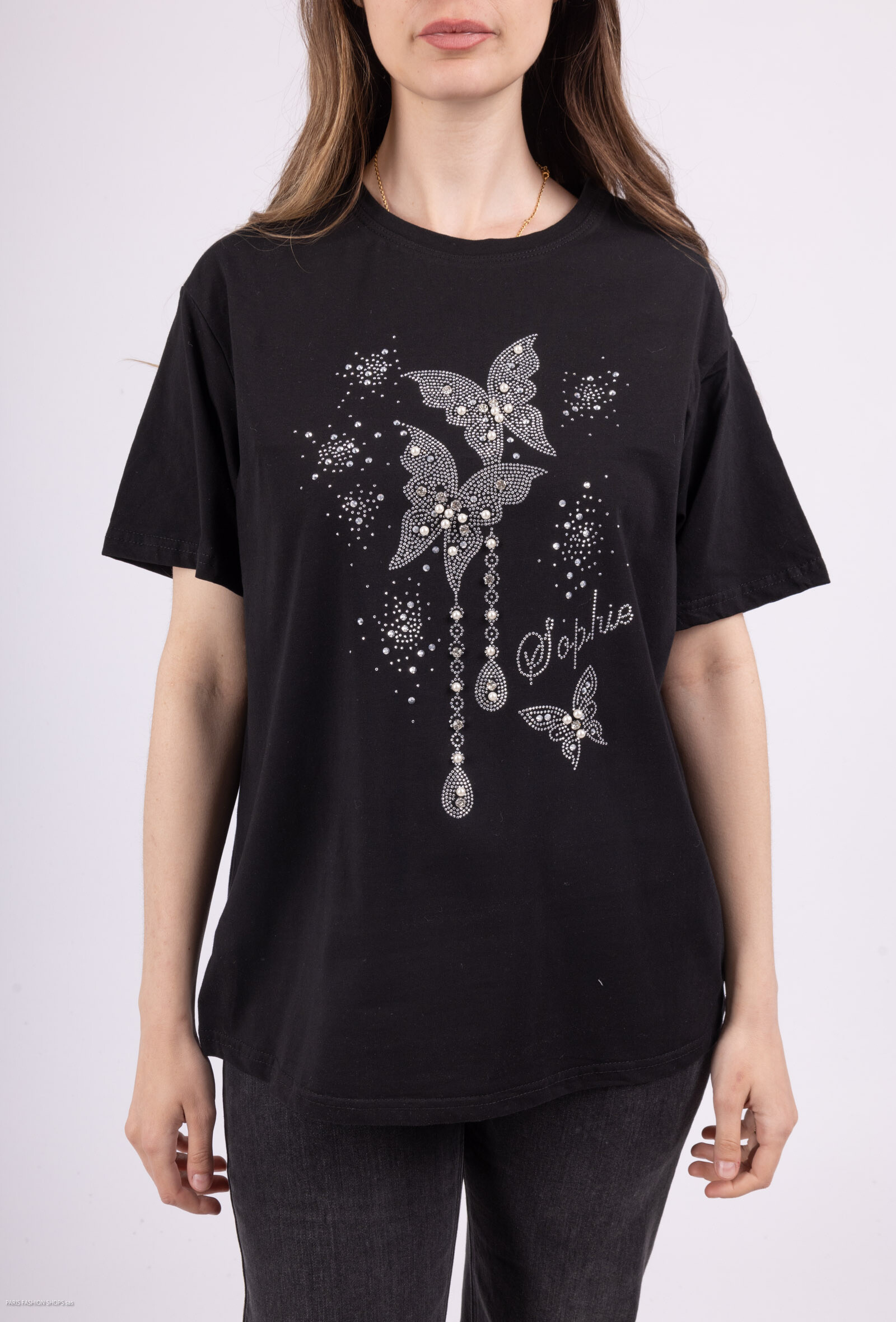 Wholesaler MJ FASHION - Shooting star print t-shirt