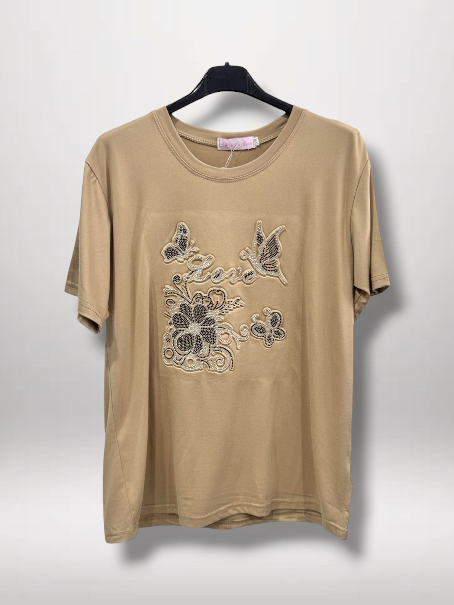 Wholesaler MJ FASHION - Plain T-shirt with print