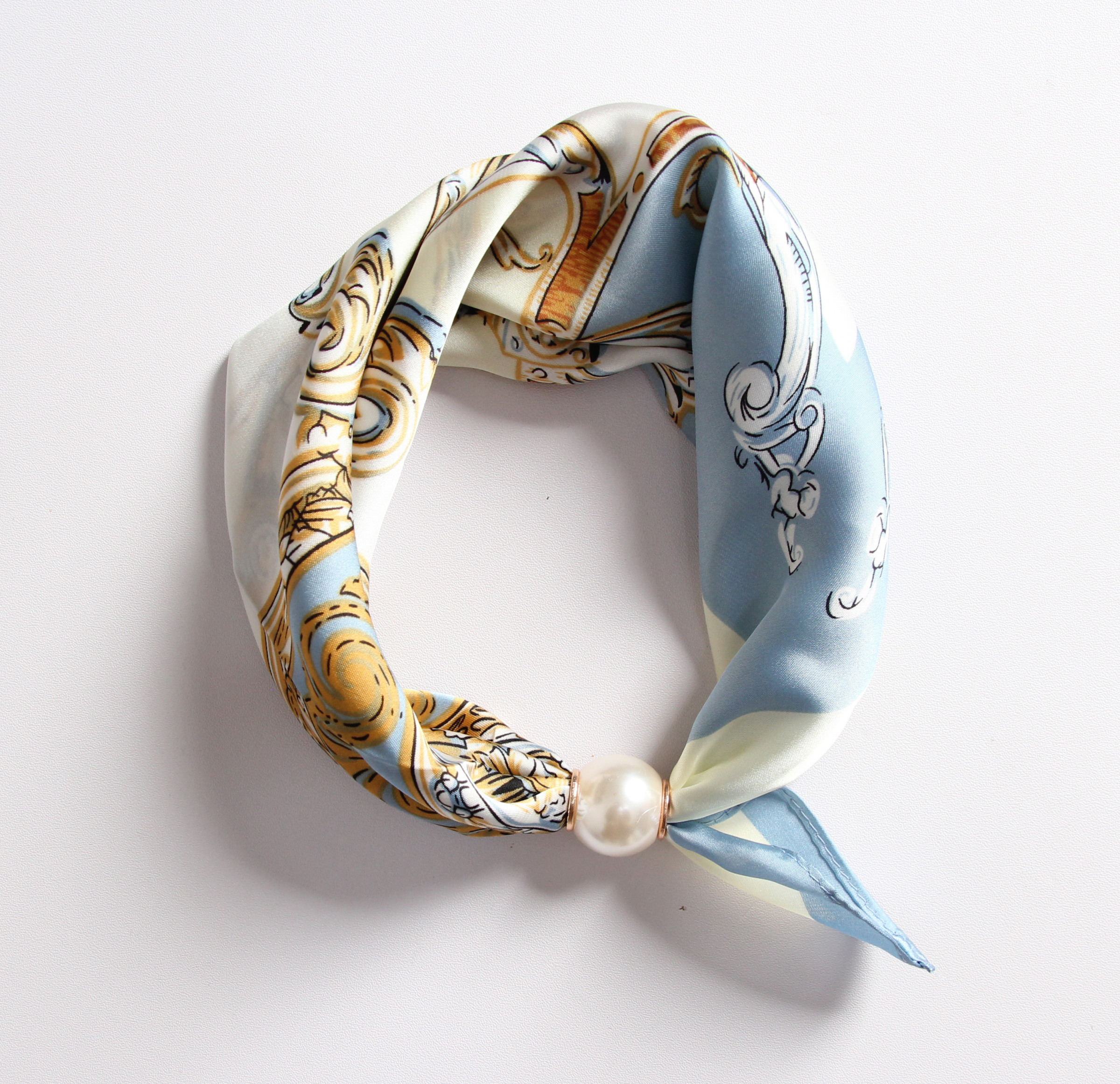 Grossiste MM Sweet - FOULARD AVEC PERLE AIMANTÉE