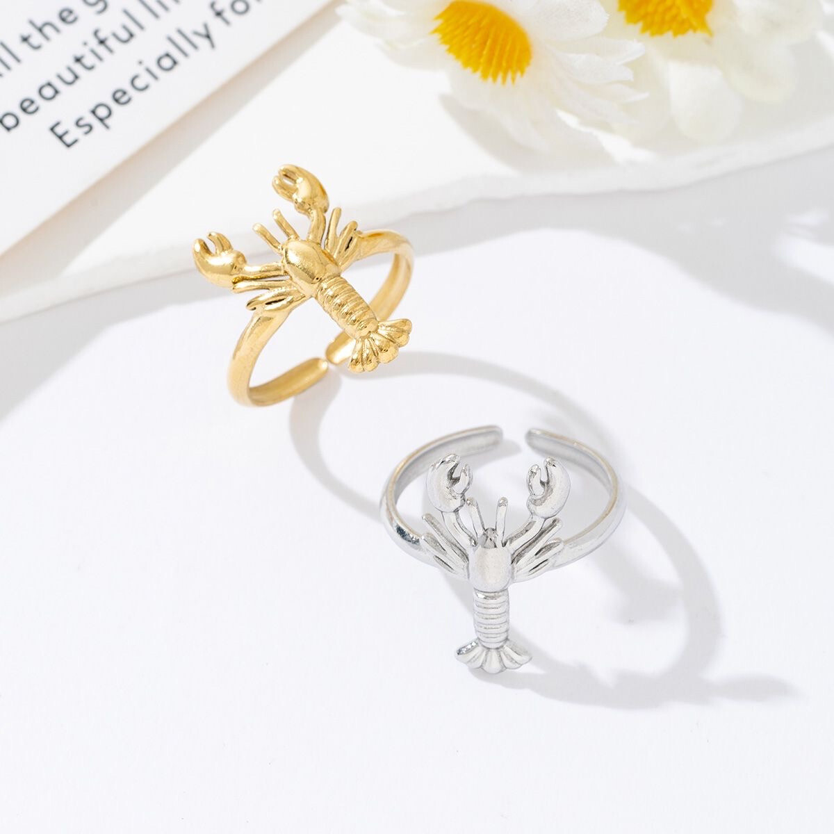 Grossiste Mochimo Suonana - Bague homard en acier inoxydable