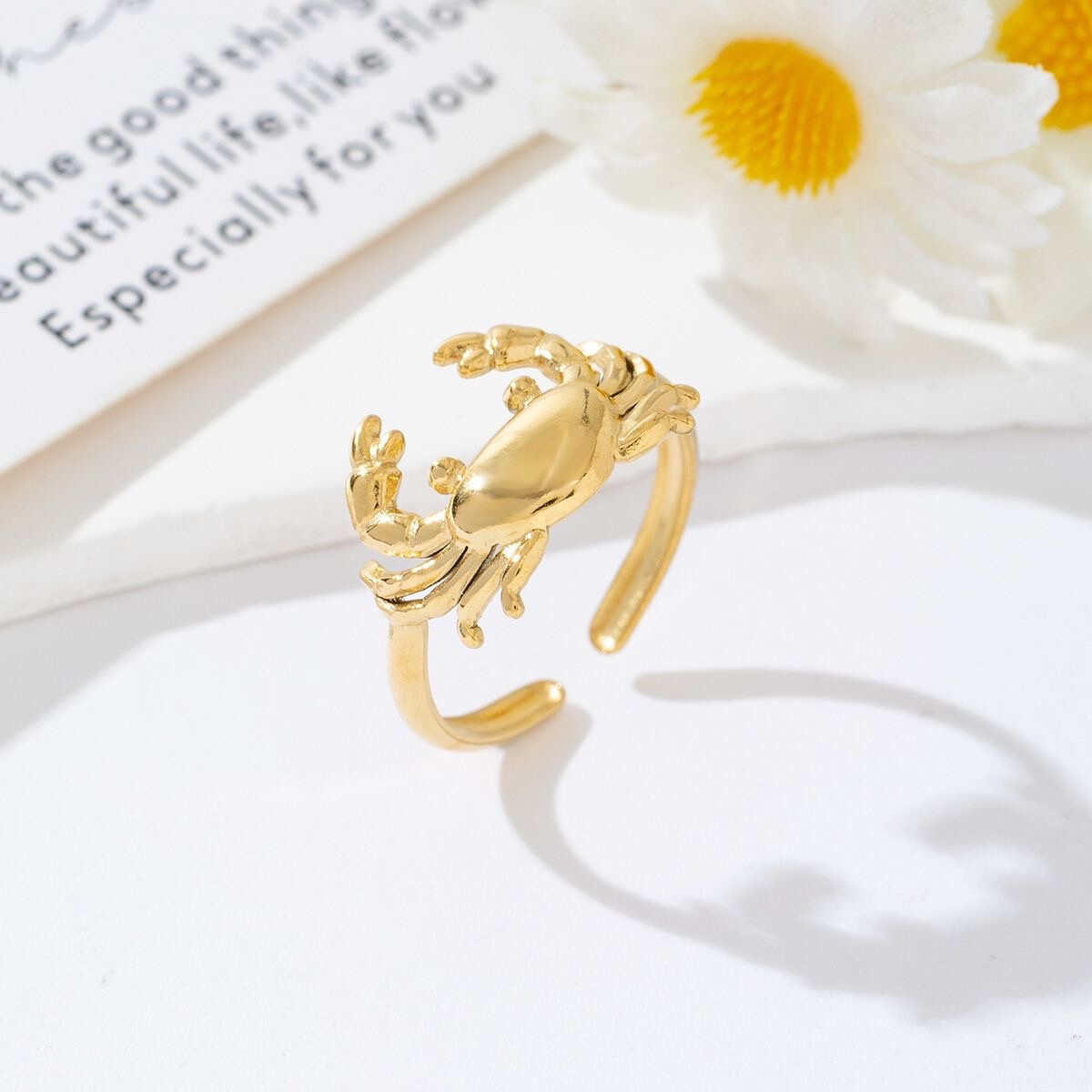 Grossiste Mochimo Suonana - Bague crabe en acier inoxydable