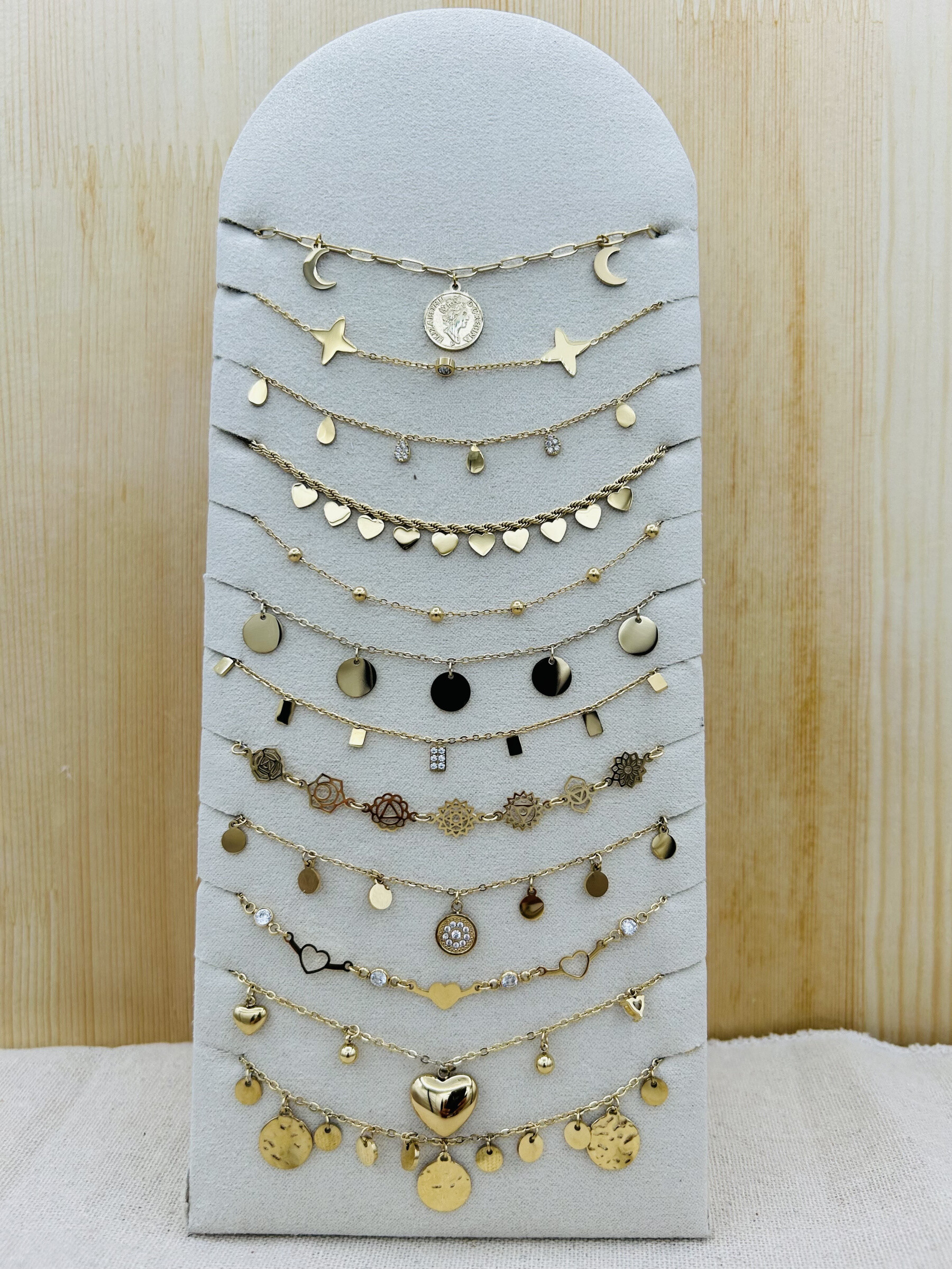 Wholesaler Mochimo Suonana - Set of 12 bracelet stainless steel