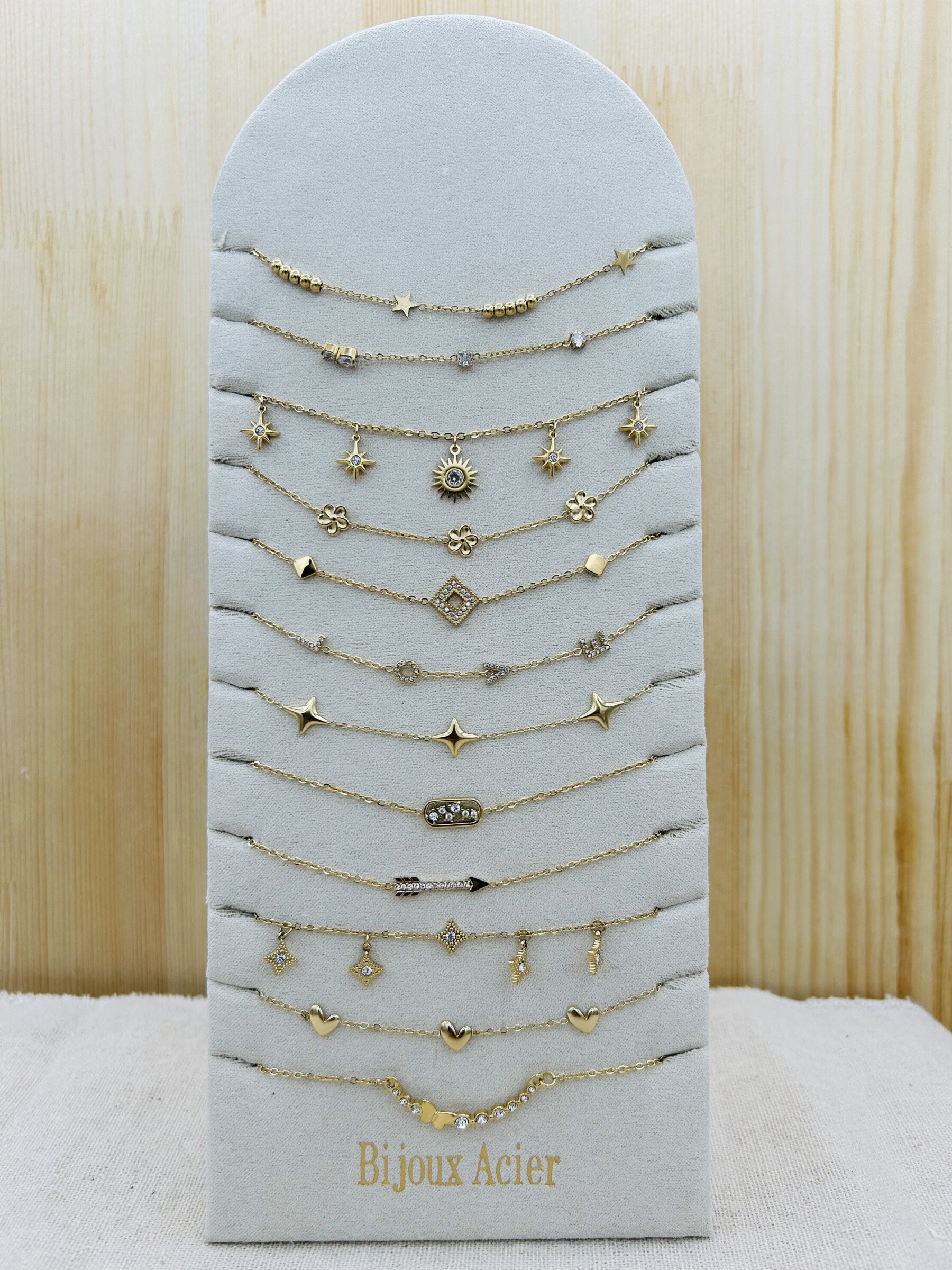 Wholesaler Mochimo Suonana - Set of 12 bracelet stainless steel