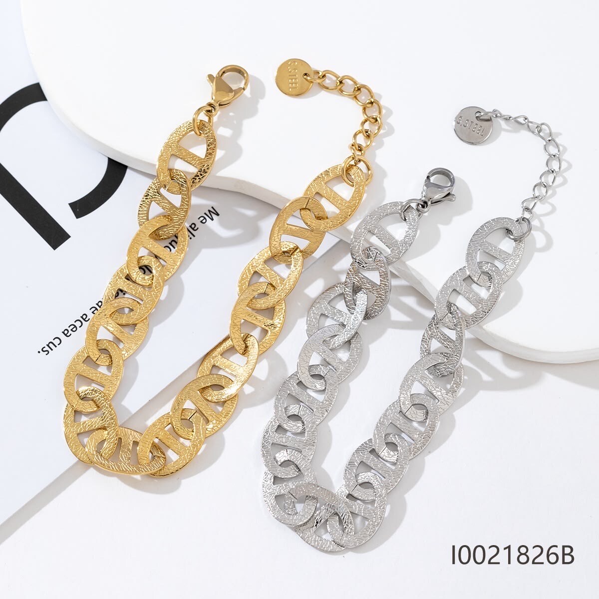 Grossiste Mochimo Suonana - Bracelet en acier inoxydable