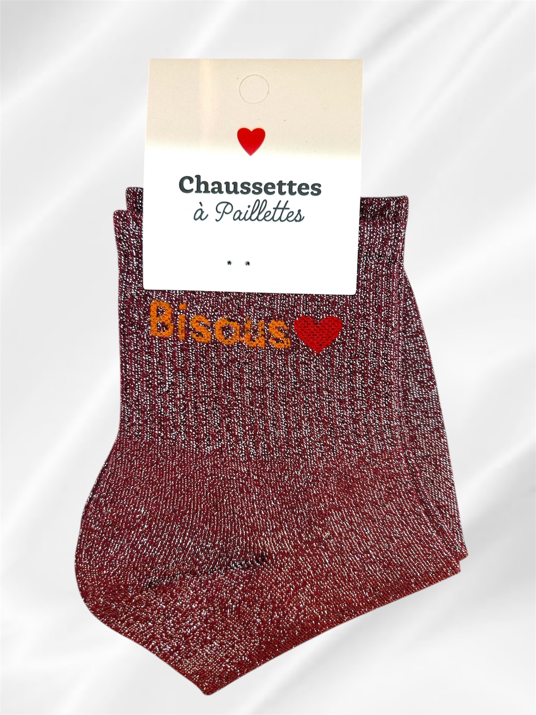Großhändler Mochimo Suonana - "Küsse" Glitzersocken