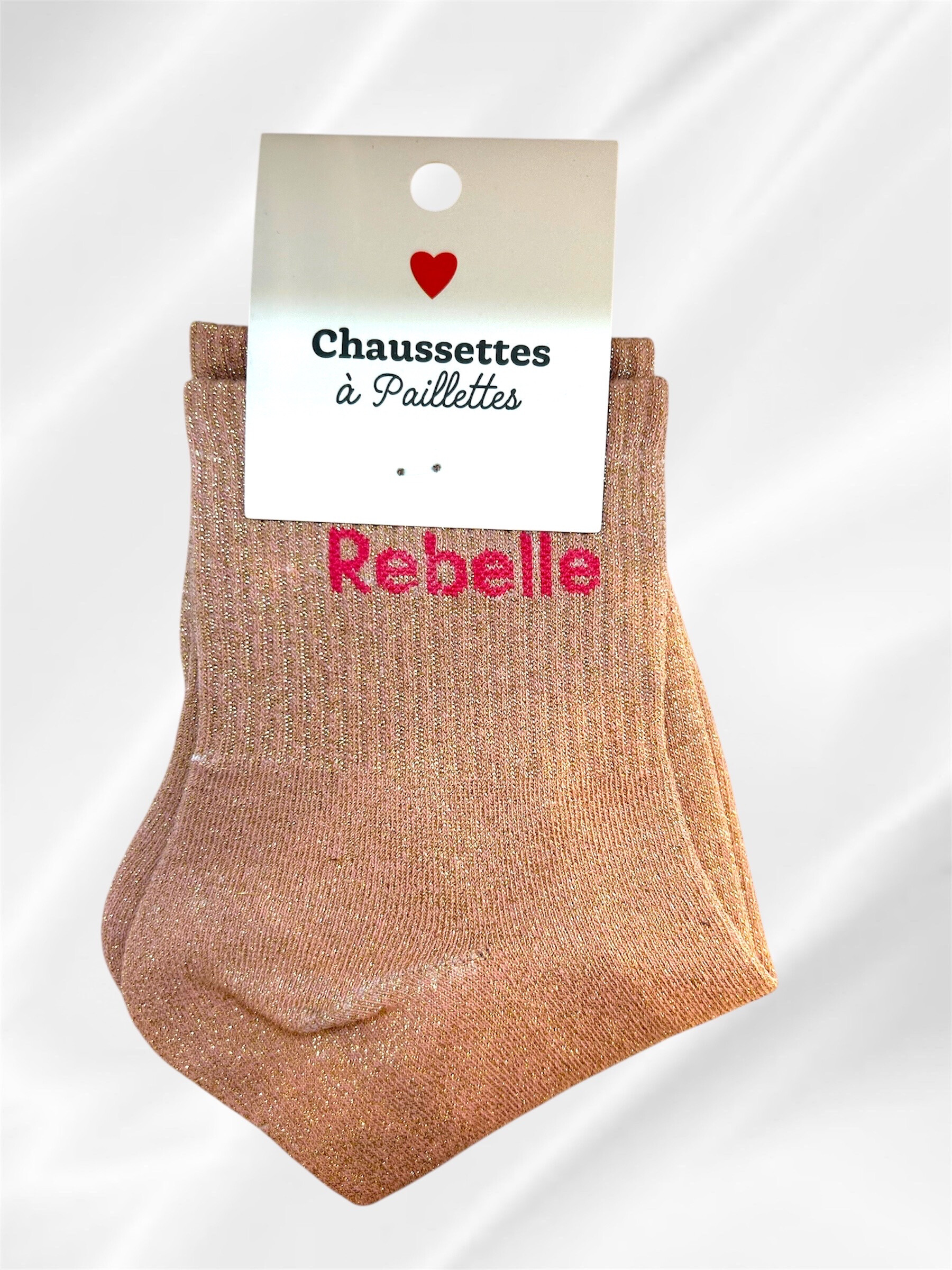 Wholesaler Mochimo Suonana - “Kisses” glitter socks