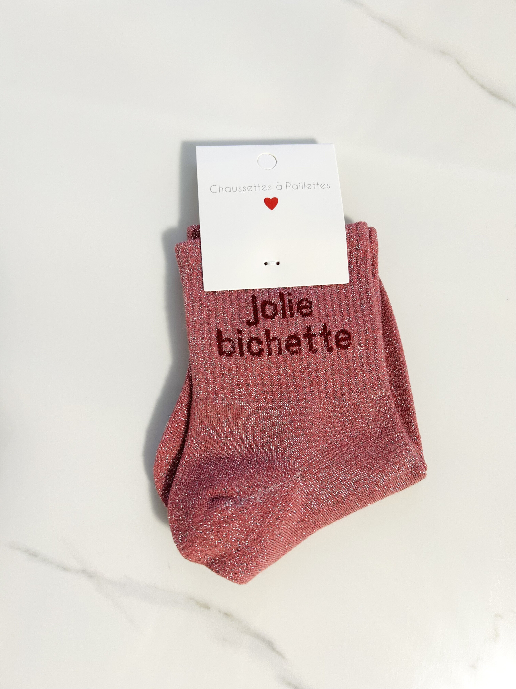 Wholesaler Mochimo Suonana - “Kisses” glitter socks