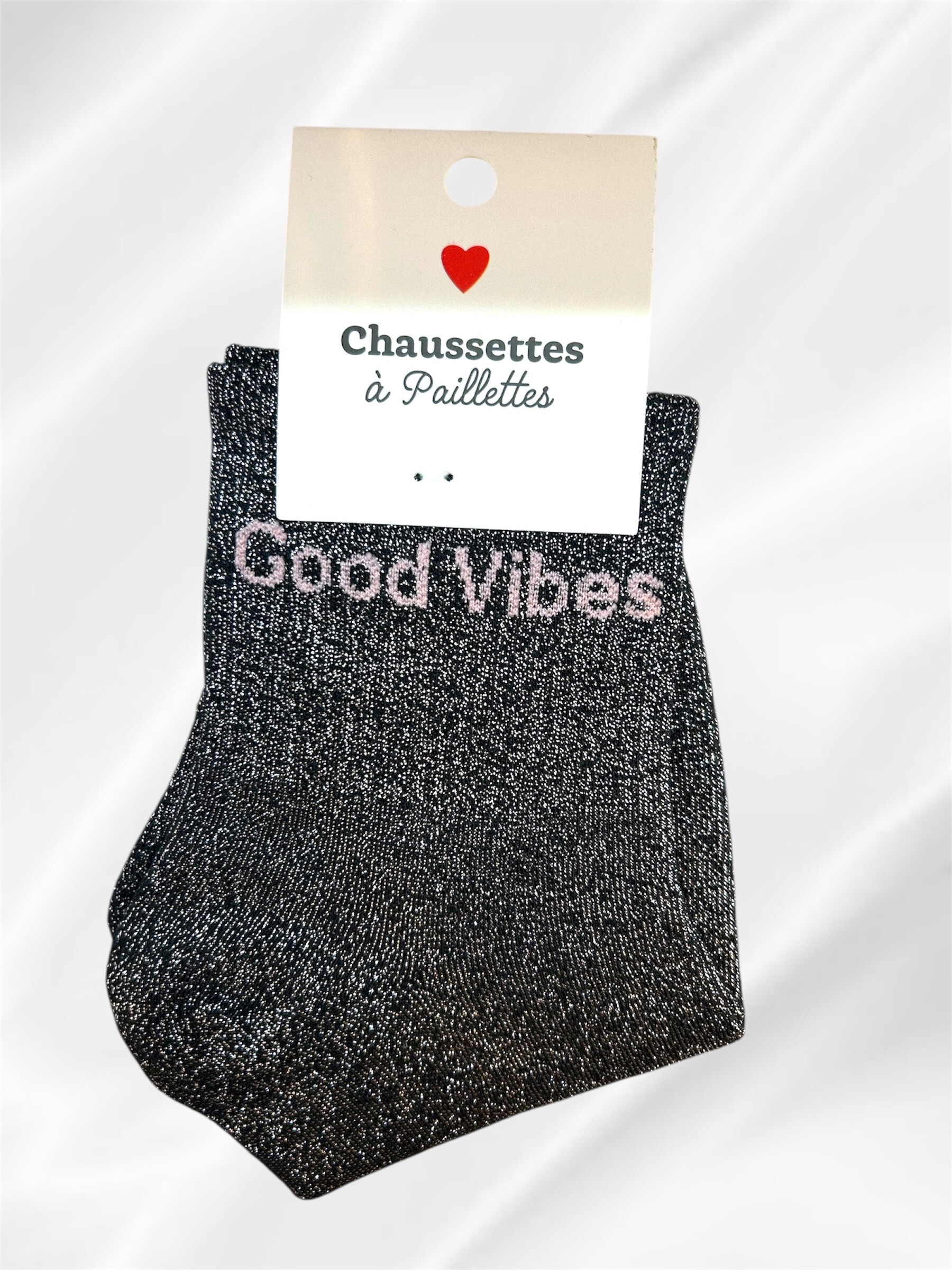 Grossiste Mochimo Suonana - Chaussettes à paillettes “ Good Vibes “