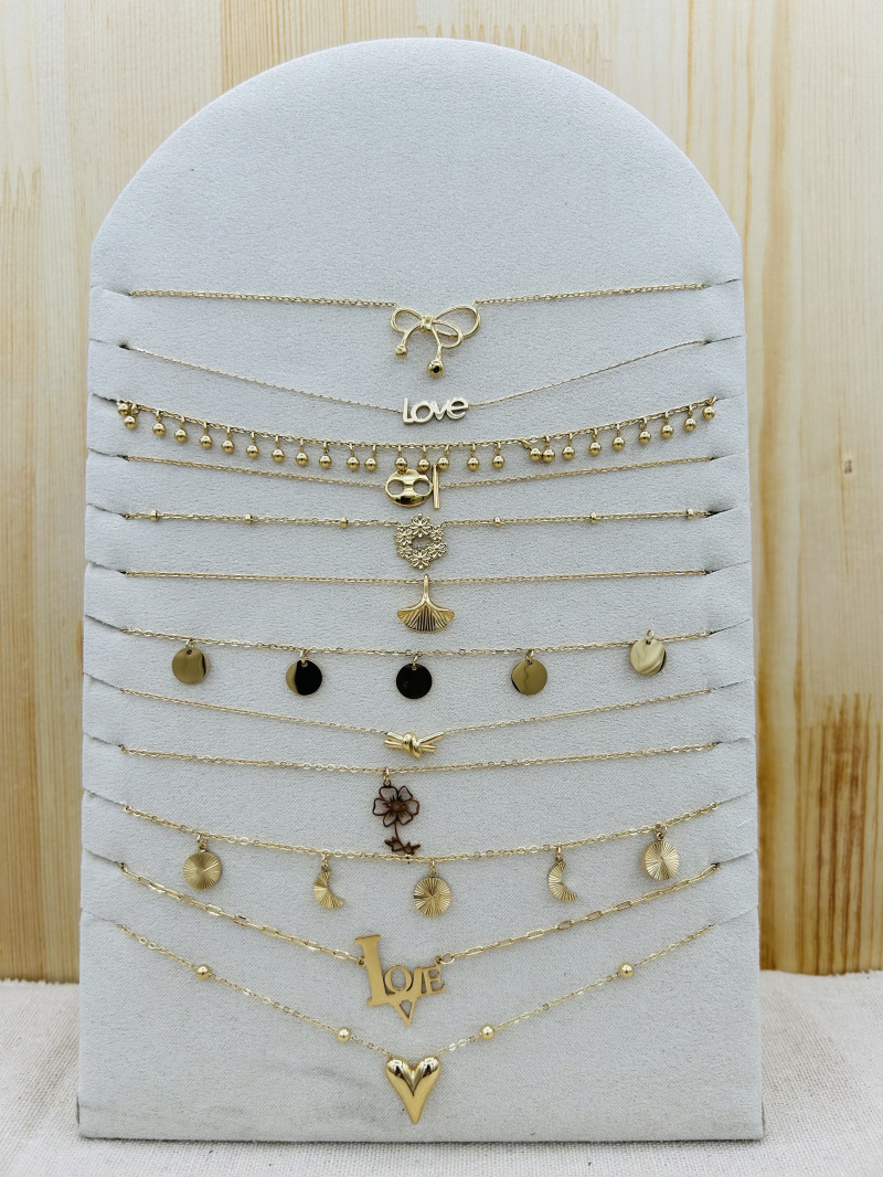 Wholesaler Mochimo Suonana - Set of 12 necklace stainless steel