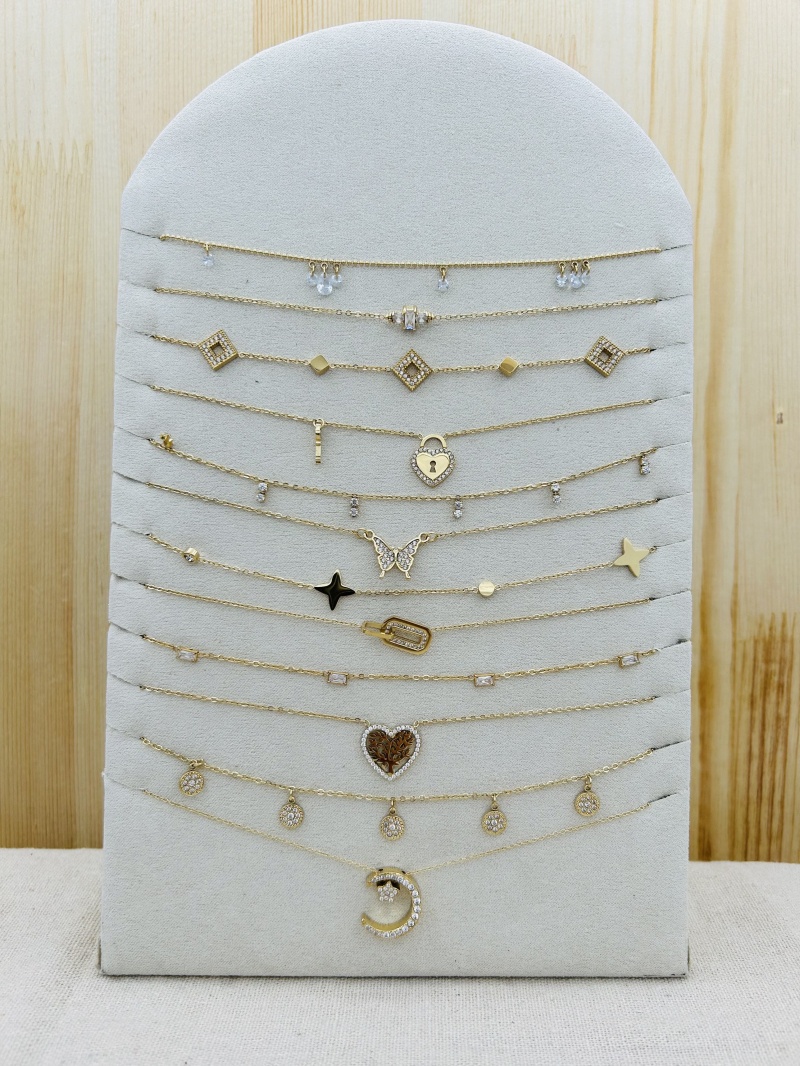 Wholesaler Mochimo Suonana - Set of 12 necklace stainless steel