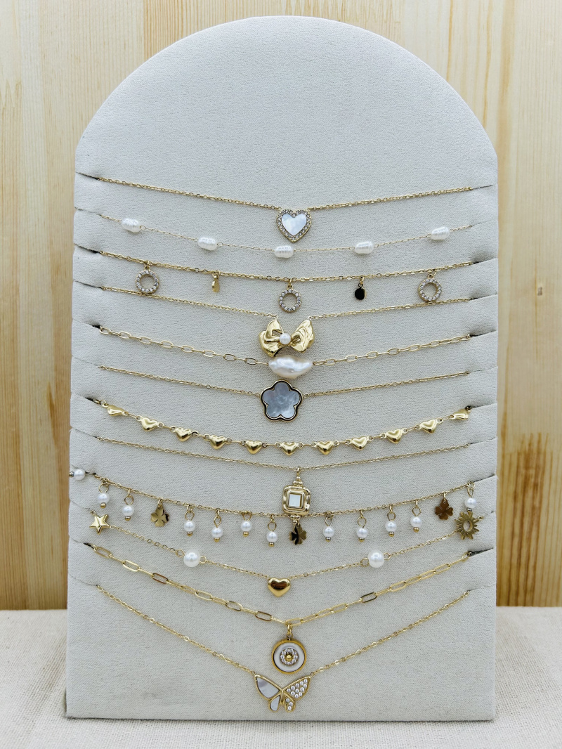 Wholesaler Mochimo Suonana - Set of 12 necklace stainless steel