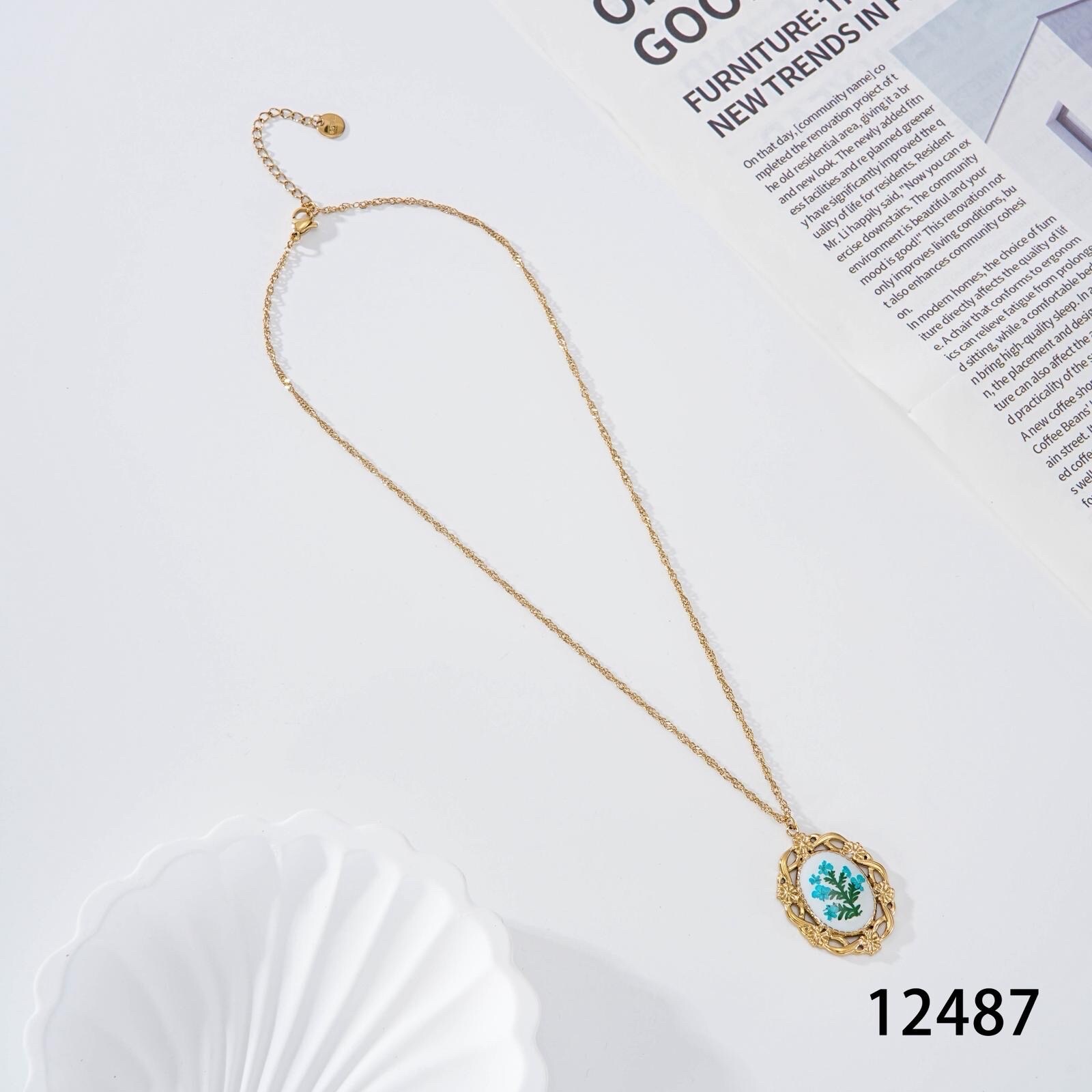 Wholesaler Mochimo Suonana - Stainless steel necklace with pendant