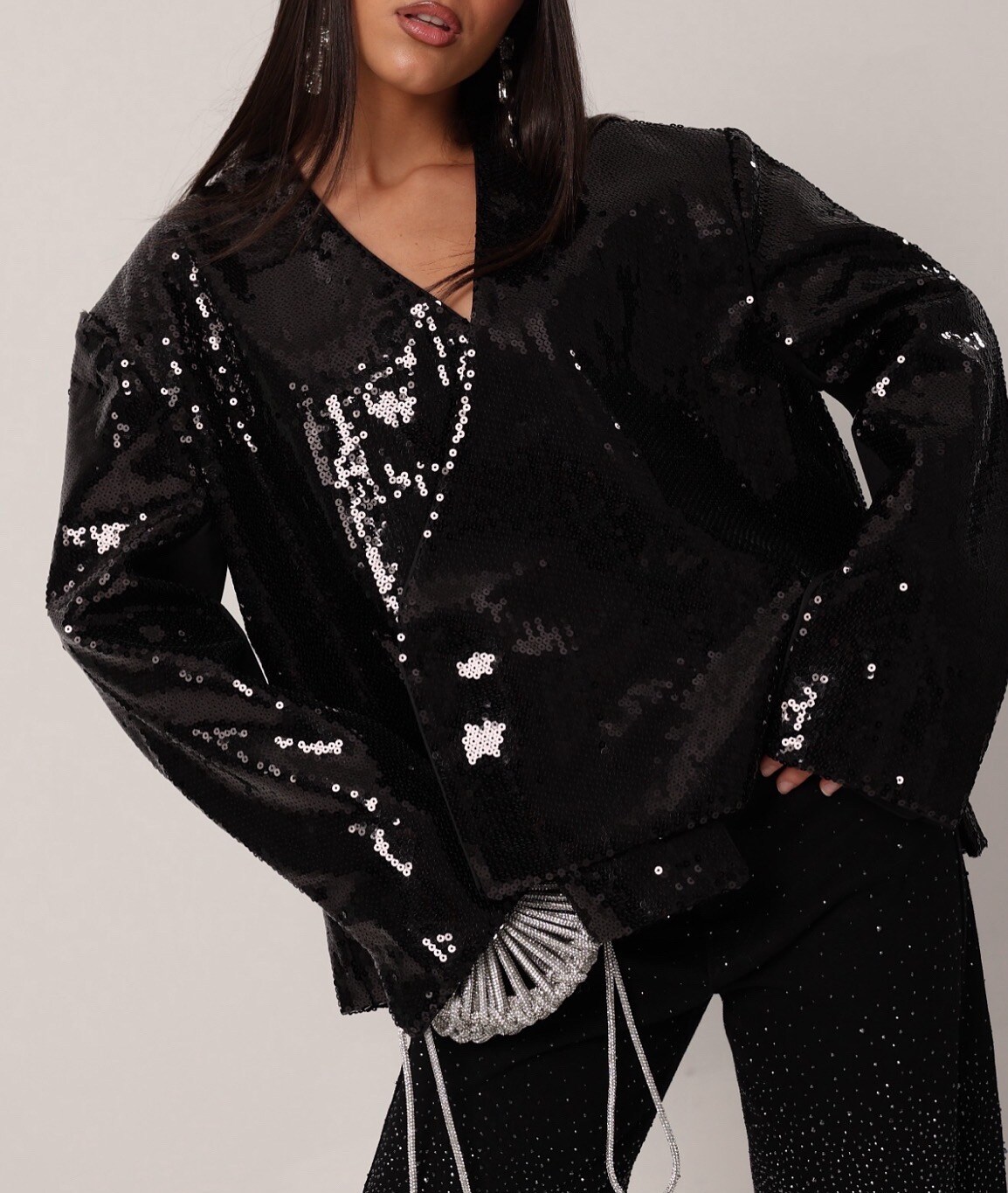Wholesaler Mochy - Short sequin jacket