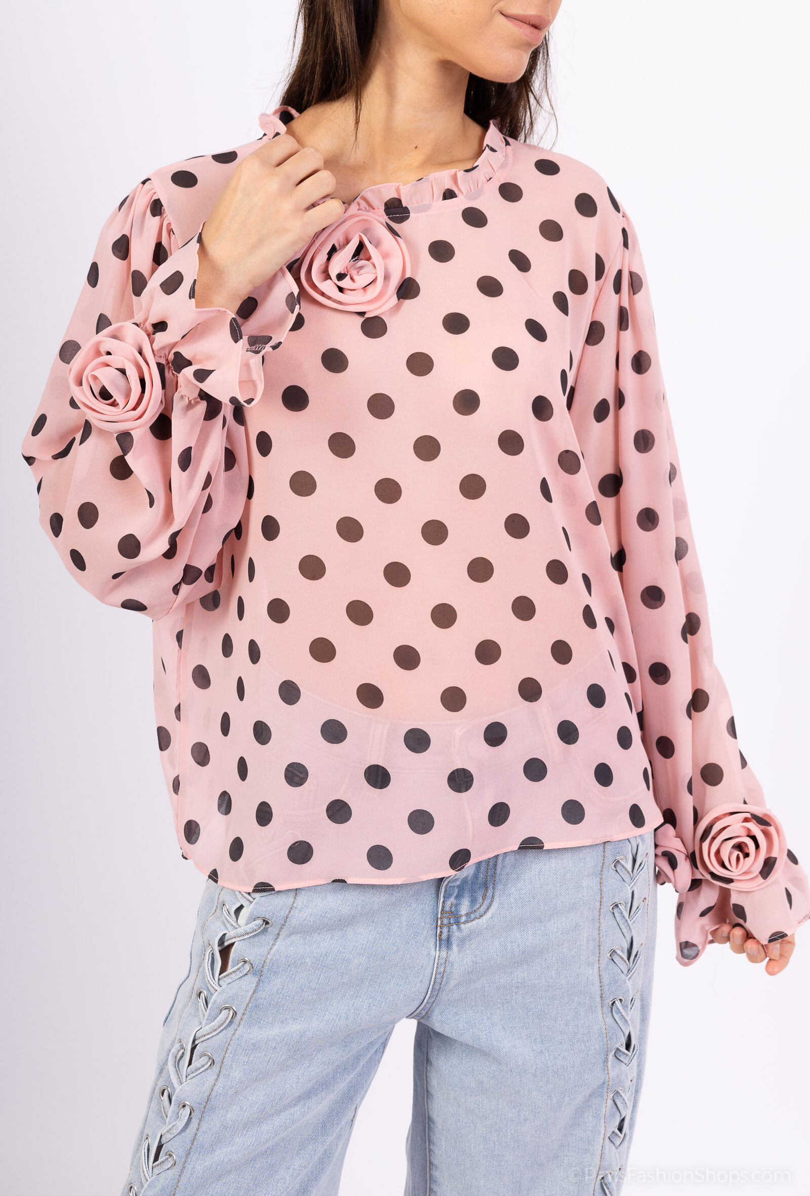 Grossiste Mochy - Blouse à pois