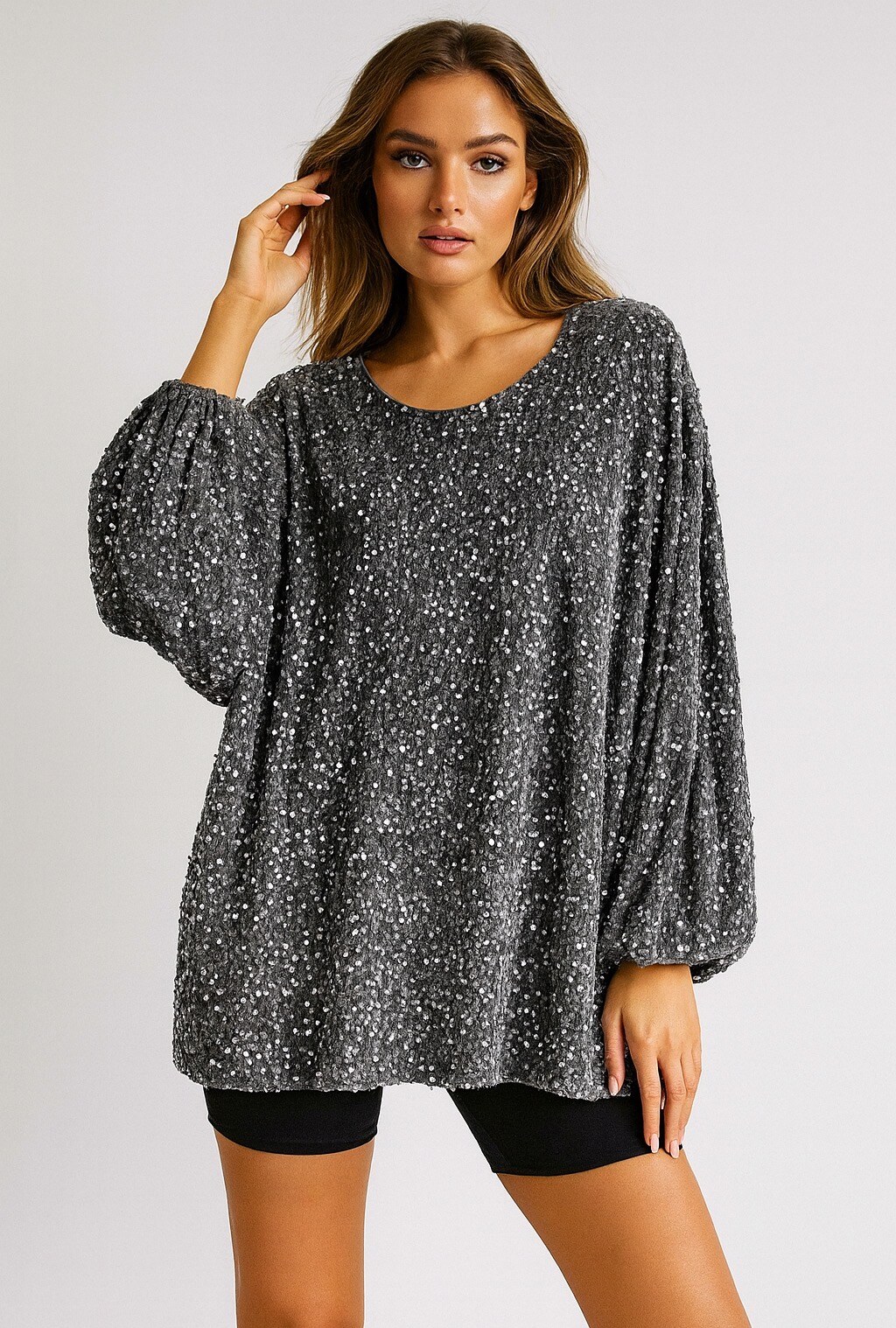 Wholesaler Mochy - Sequin blouse