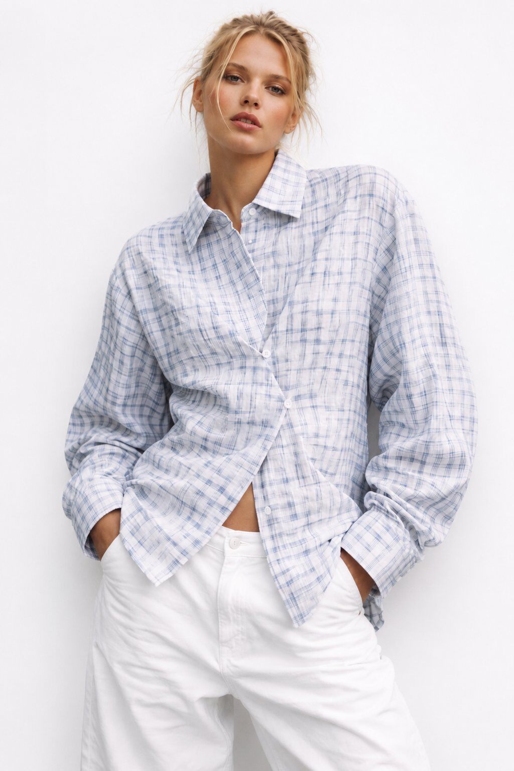Grossista Mochy - Camicia chic a quadri