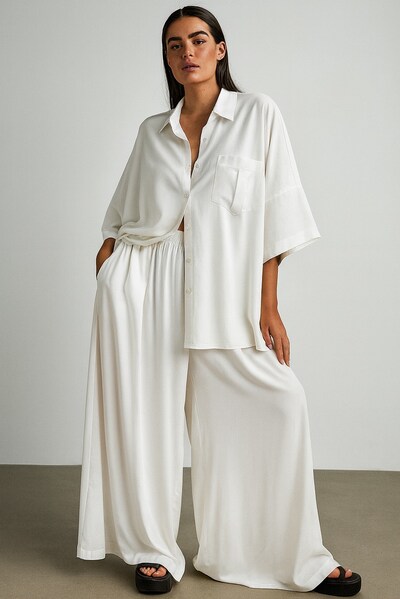 Grossiste Mochy - Ensemble chemise et pantalon Grossiste Mochy - Ensemble chemise et pantalon