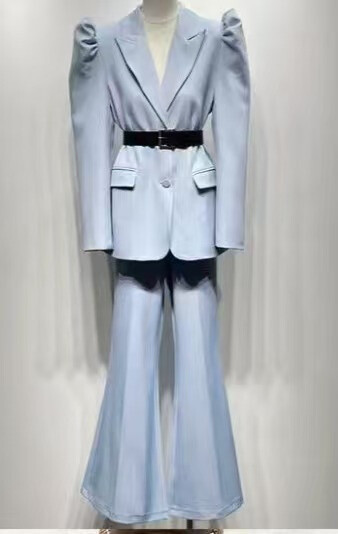 Wholesaler Mochy - Set of 2 pieces blazer jacket and pants of Elephant