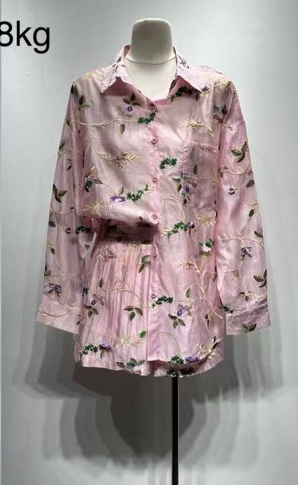 Grossista Mochy - set di camicia e pantaloncini con bordi