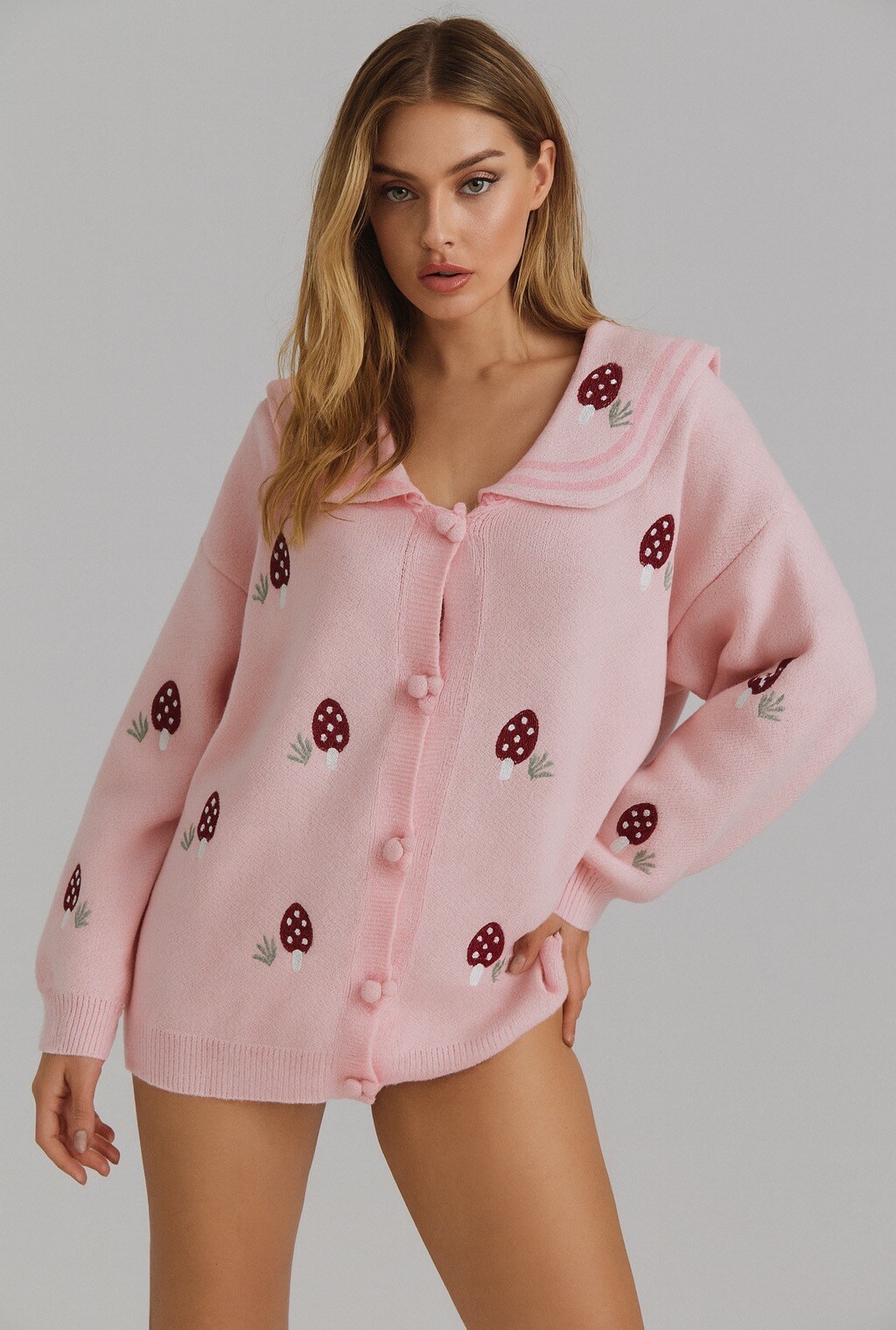 Grossiste Mochy - Gilet à motif champignon