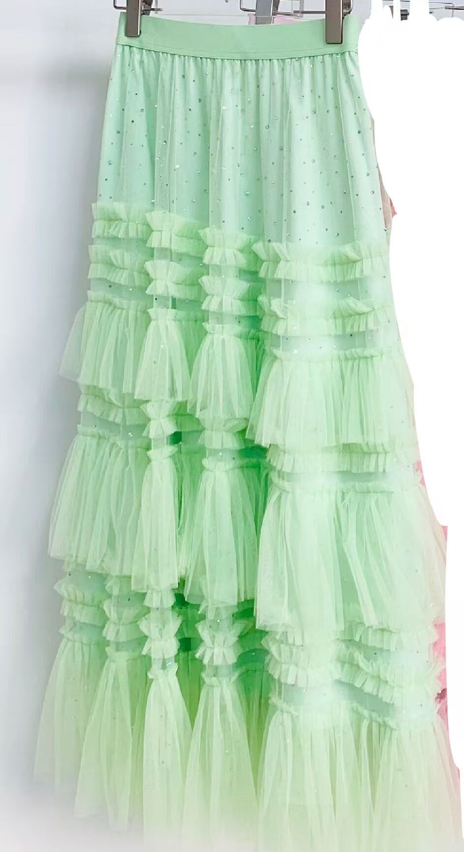 Grossiste Mochy - jupe  long en tulle