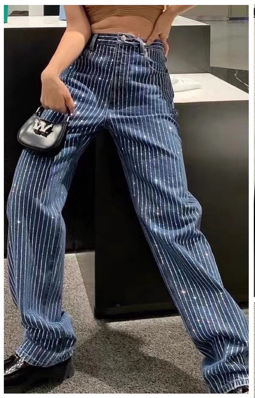 Grossiste Mochy - Pantalon à strass