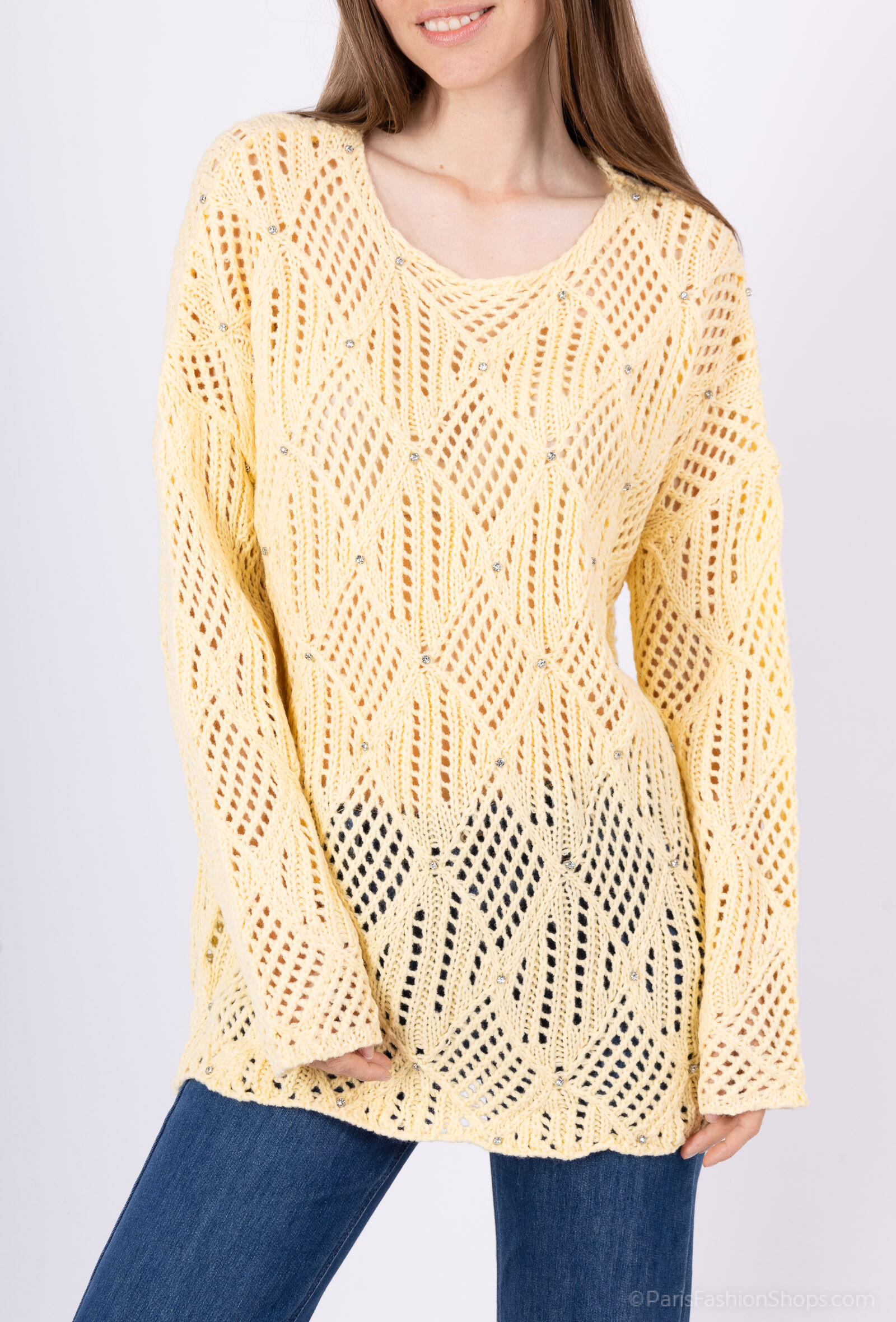 Wholesaler Mochy - Rhinestone sweater