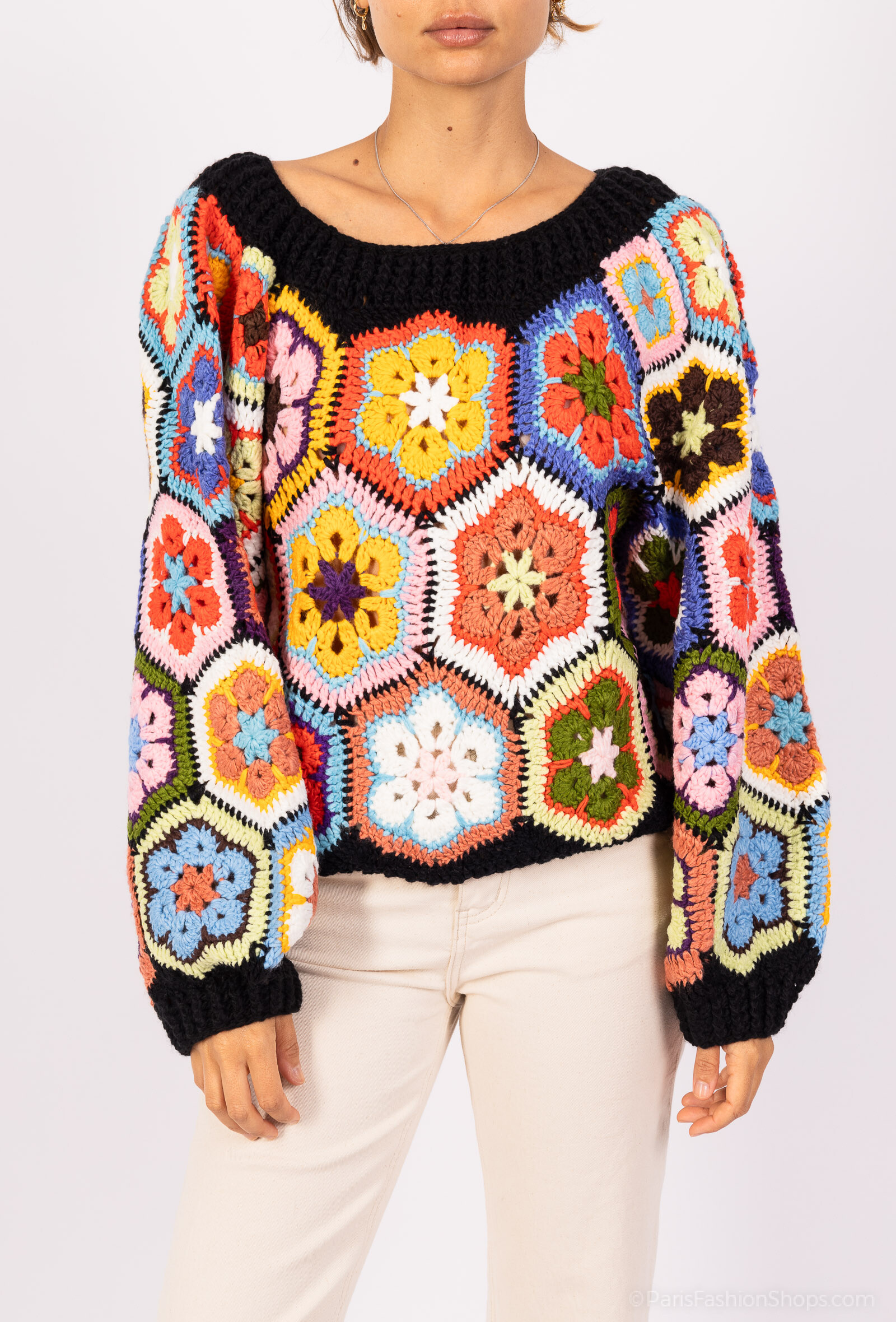 Großhändler Mochy - Häkelpullover