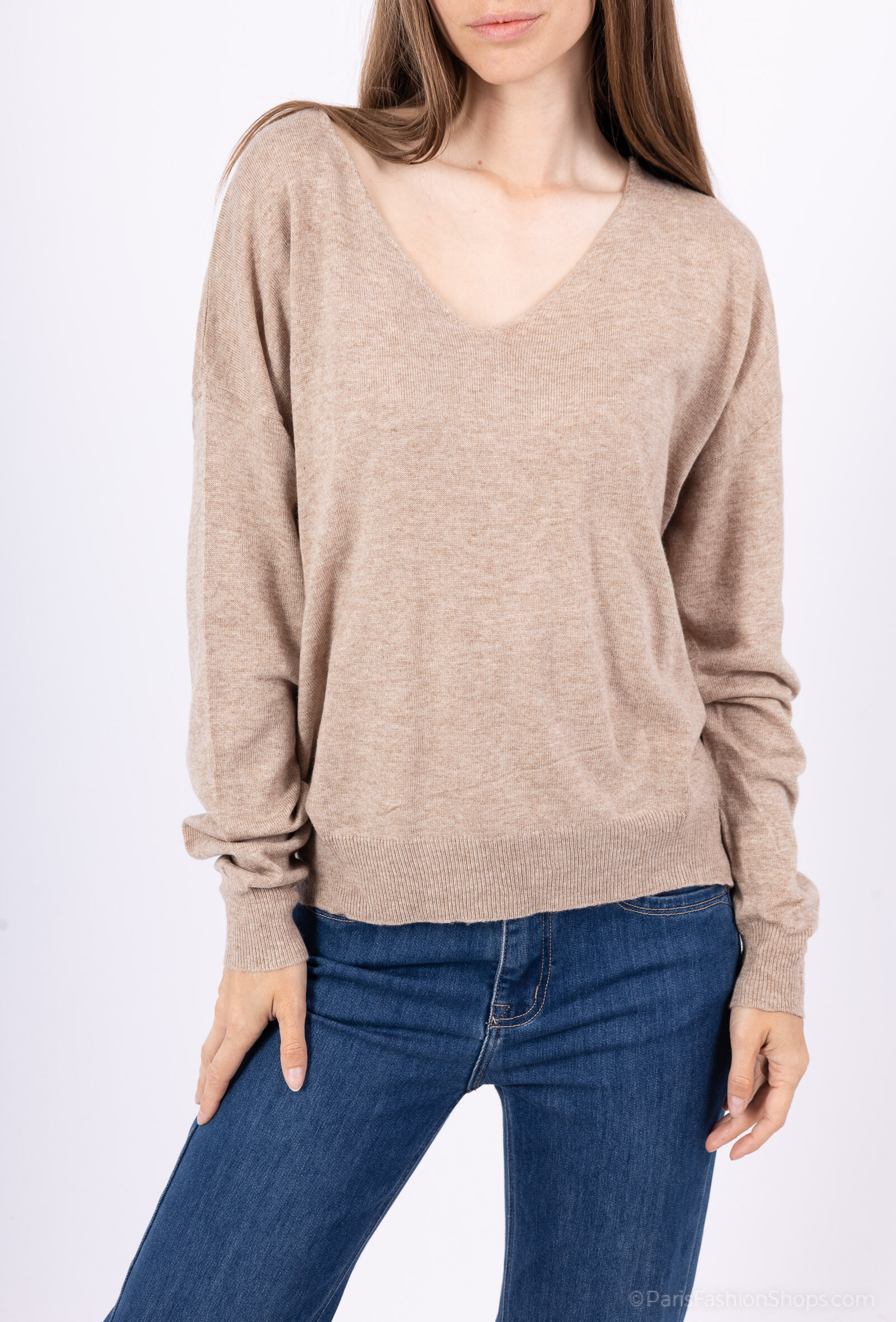 Wholesaler Mochy - Light V-neck sweater