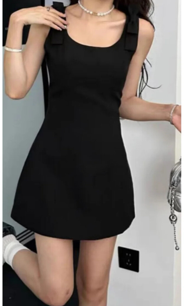 Wholesaler Mochy - sleeveless dress with knot