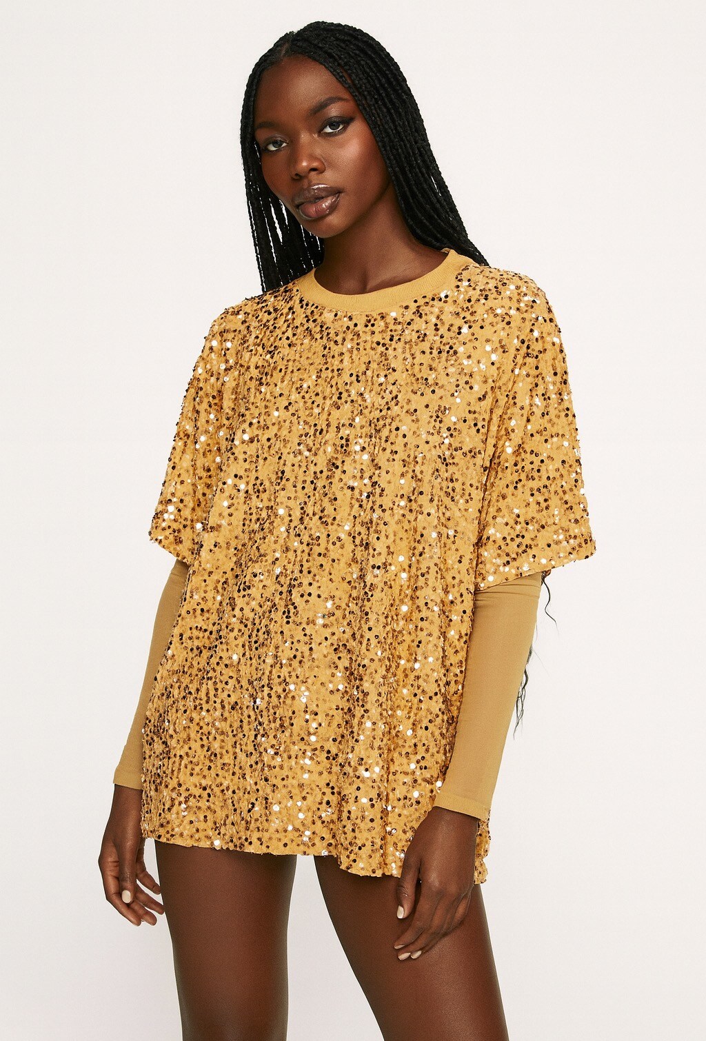 Wholesaler Mochy - Sequin T-shirt