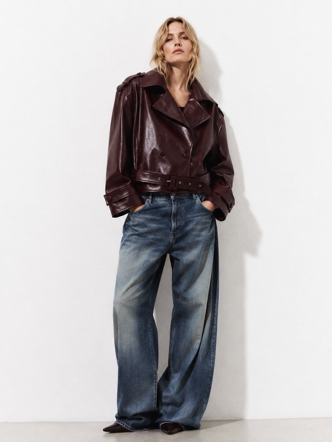 Grossista Mochy - Giacca corta stile biker con interno trapuntato