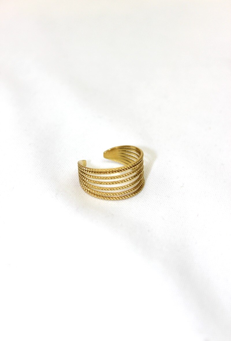 Wholesaler MODELENE - Adjustable titanium steel ring - one size