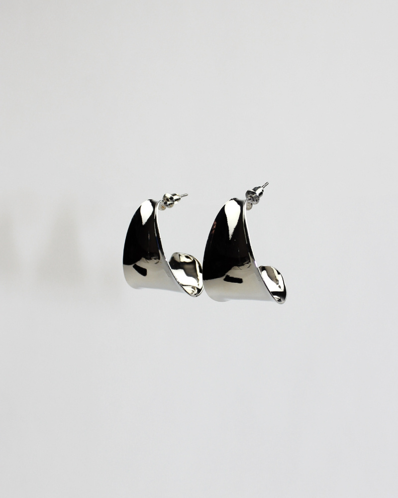Wholesaler MODELENE - wide folded earring