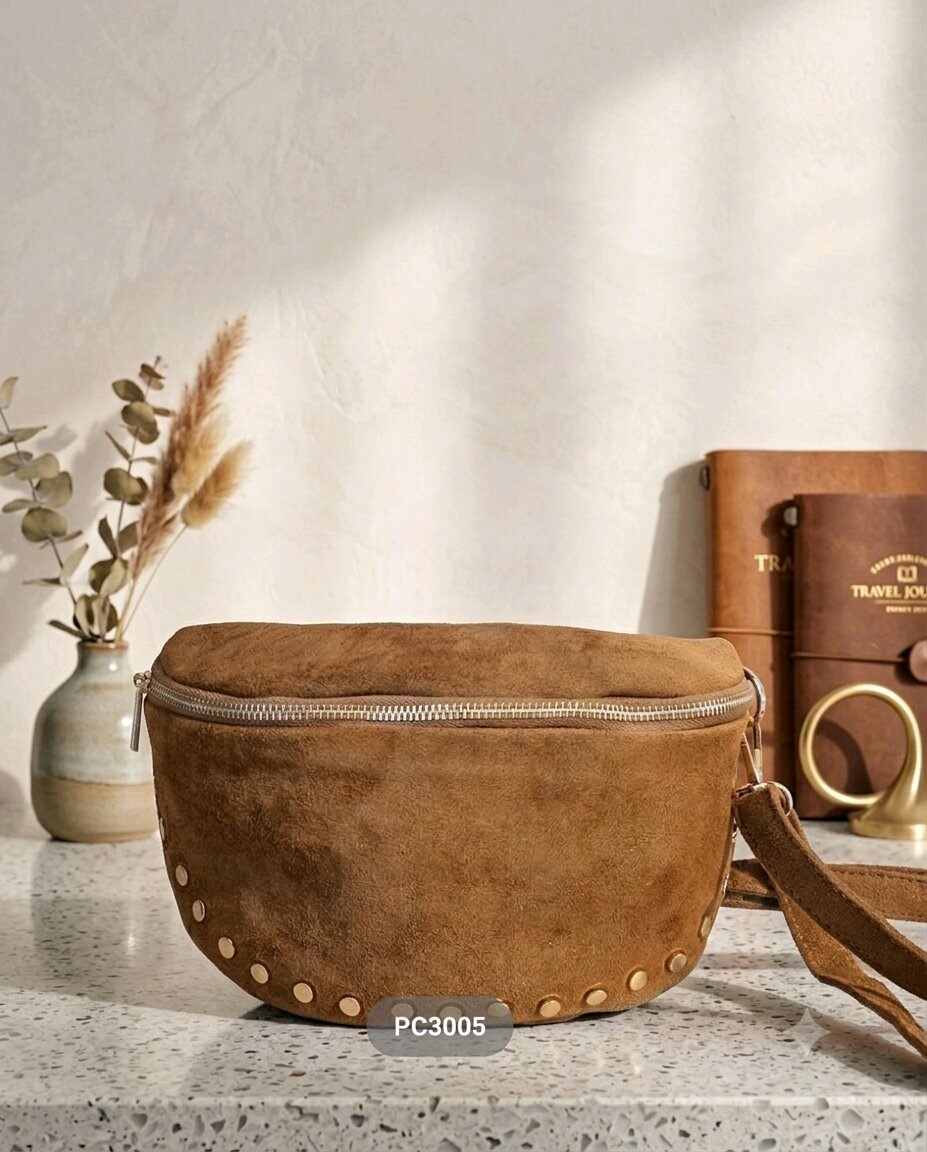 Wholesaler Mogano Jm Factory - Studded suede bag