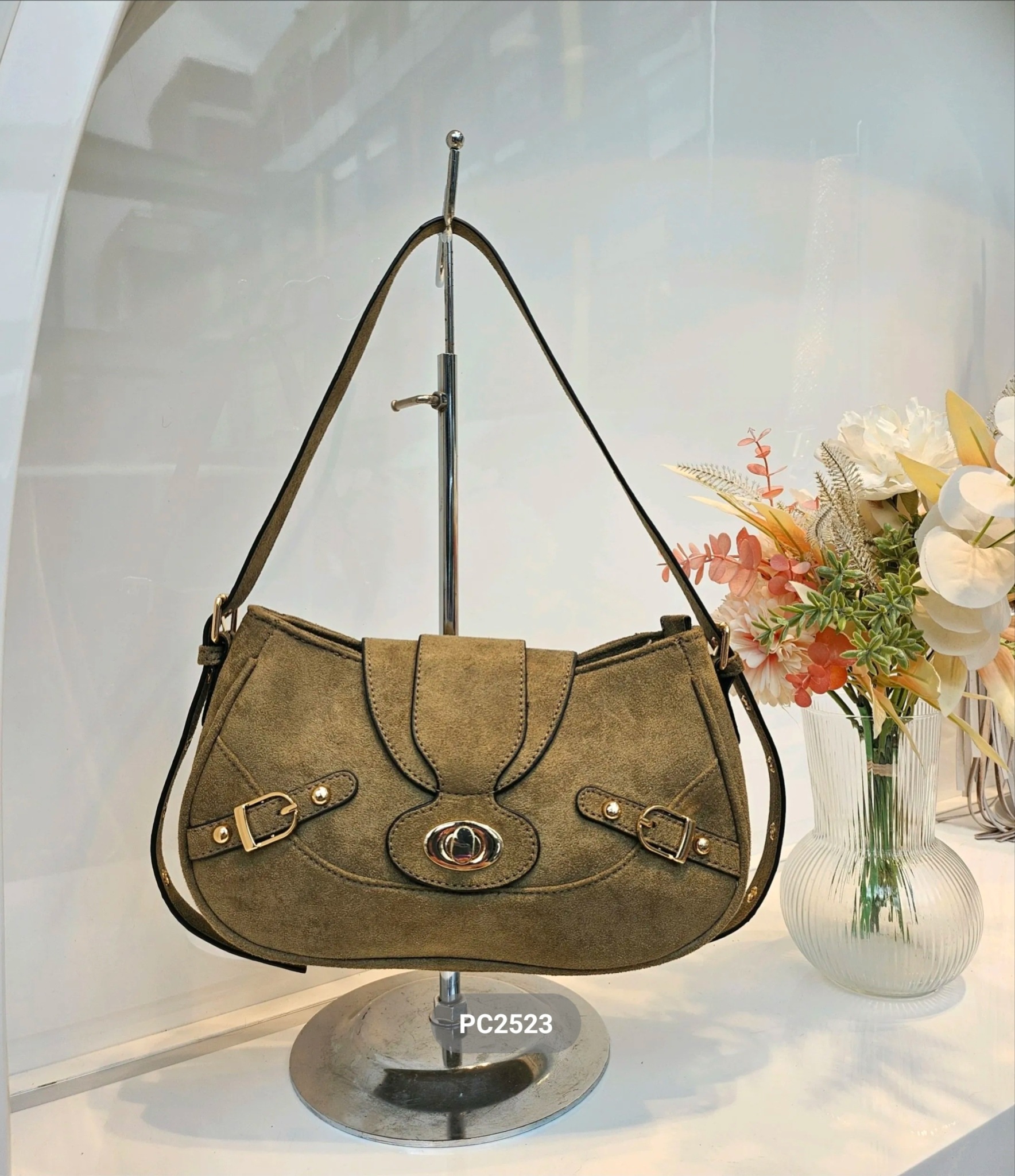 Wholesaler Mogano Jm Factory - Suede bag with adjustable strap