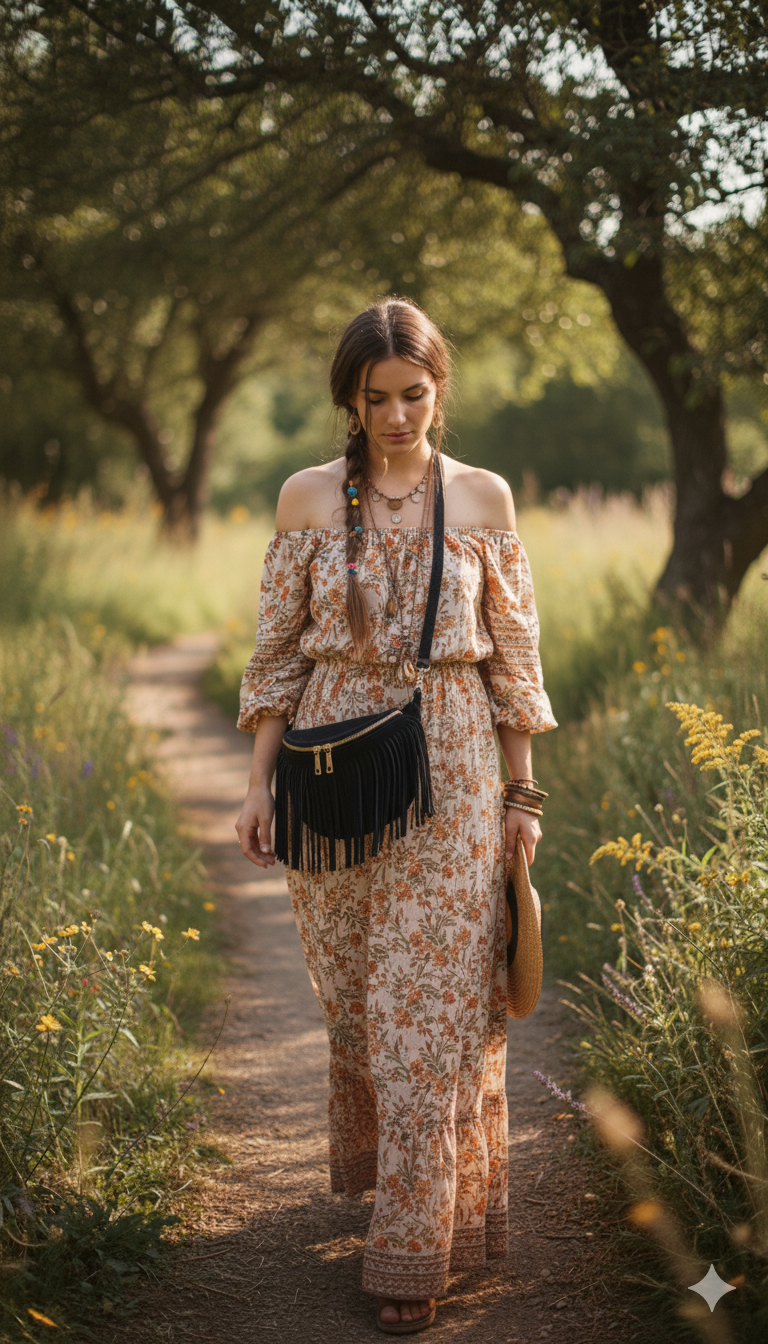 Wholesaler Mogano Jm Factory - Fringed leather fanny pack