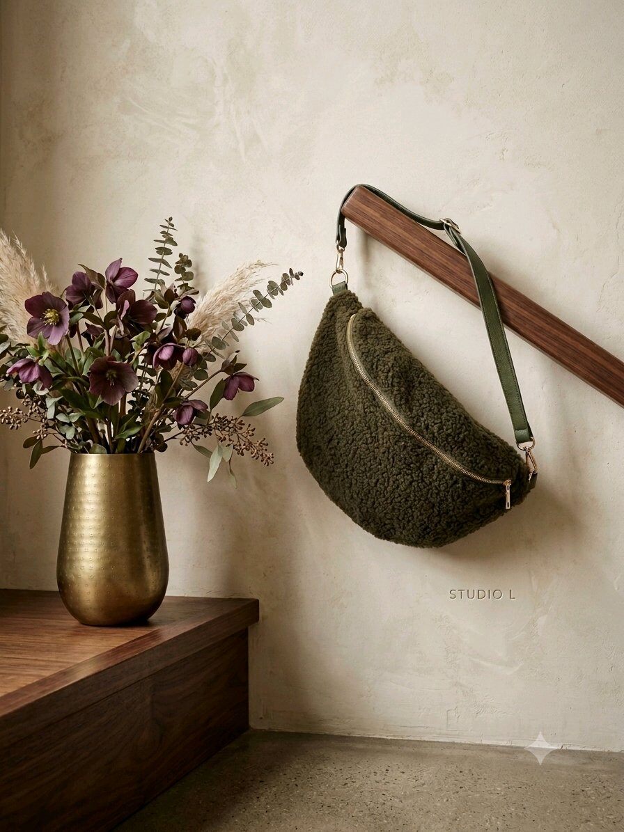 Wholesaler Mogano Jm Factory - Tote bag with boucle texture and leather handle