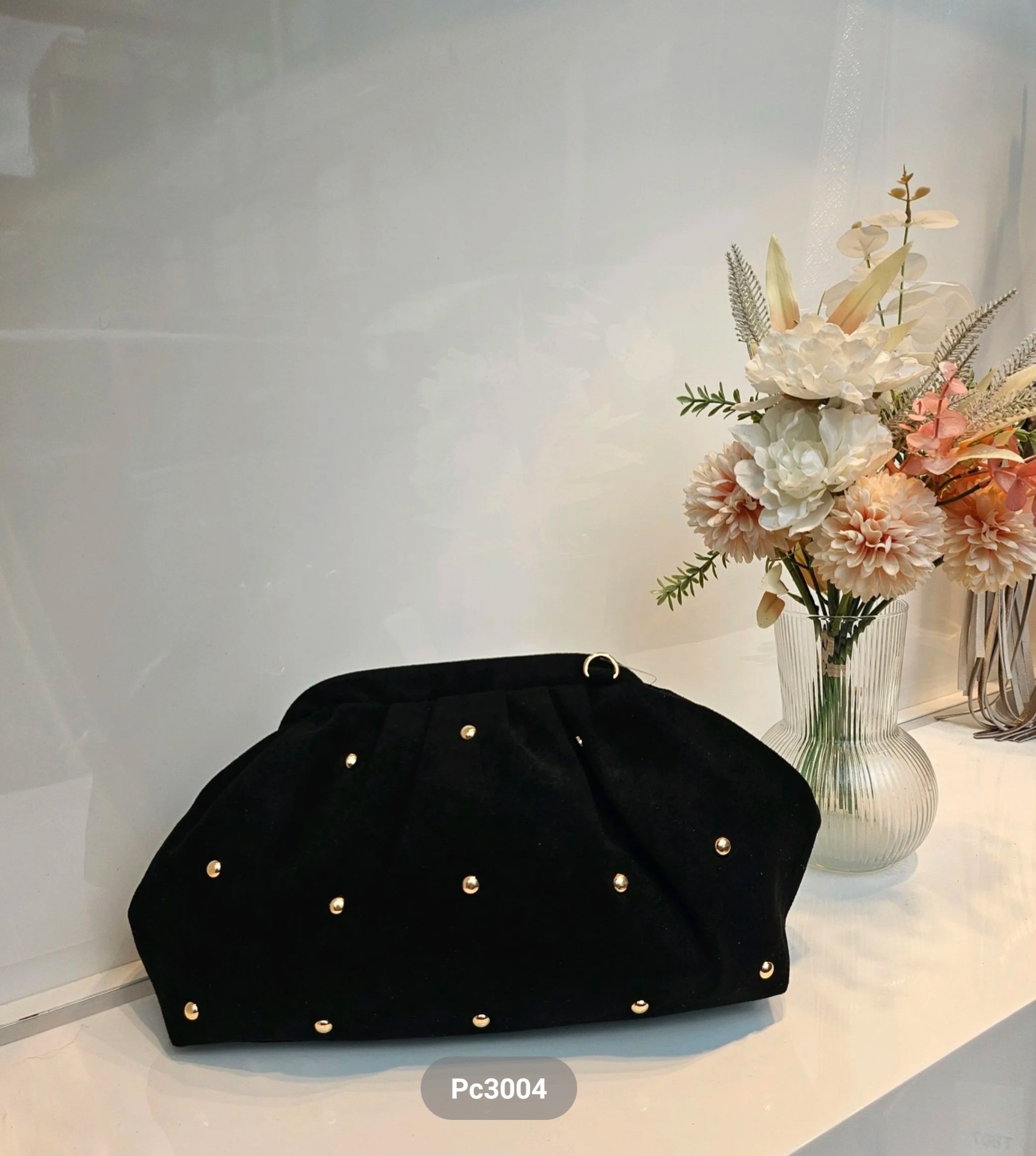 Wholesaler Mogano Jm Factory - Studded suede bum bag