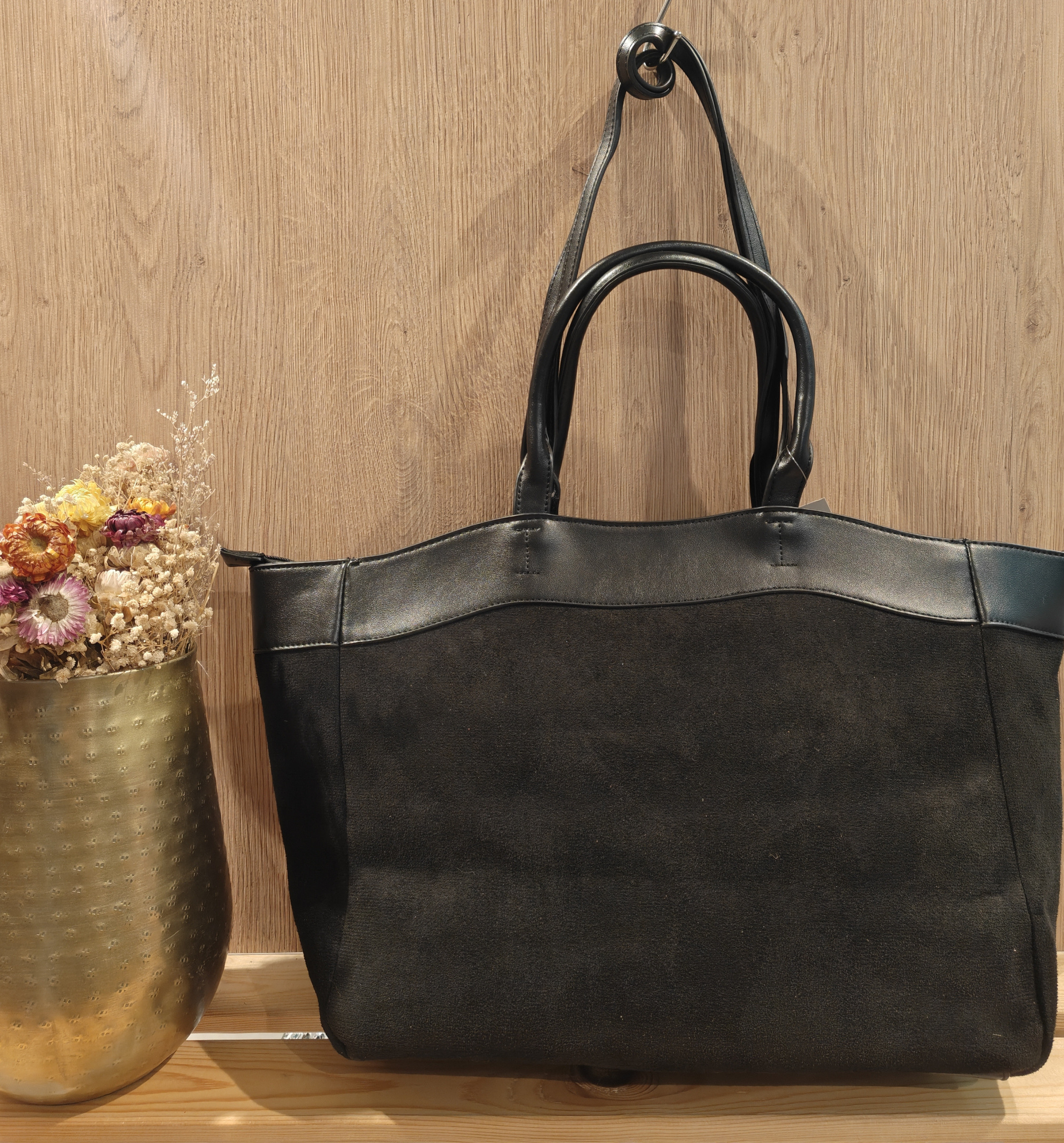 Wholesaler Mogano Jm Factory - Suede shoulder tote bag