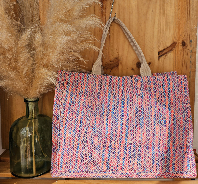 Wholesaler Mogano Jm Factory - Multicolored canvas tote bag