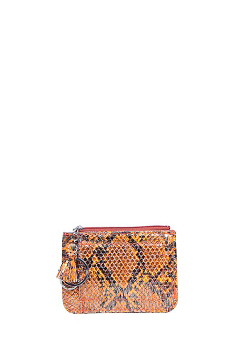 Mayorista Mogano - Monedero estampado de serpiente