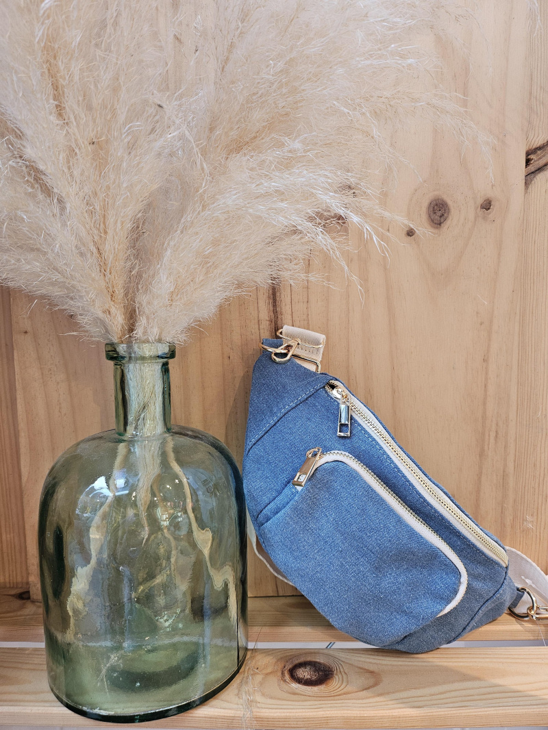 Grossista Mogano - Borsa marsupio in jeans
